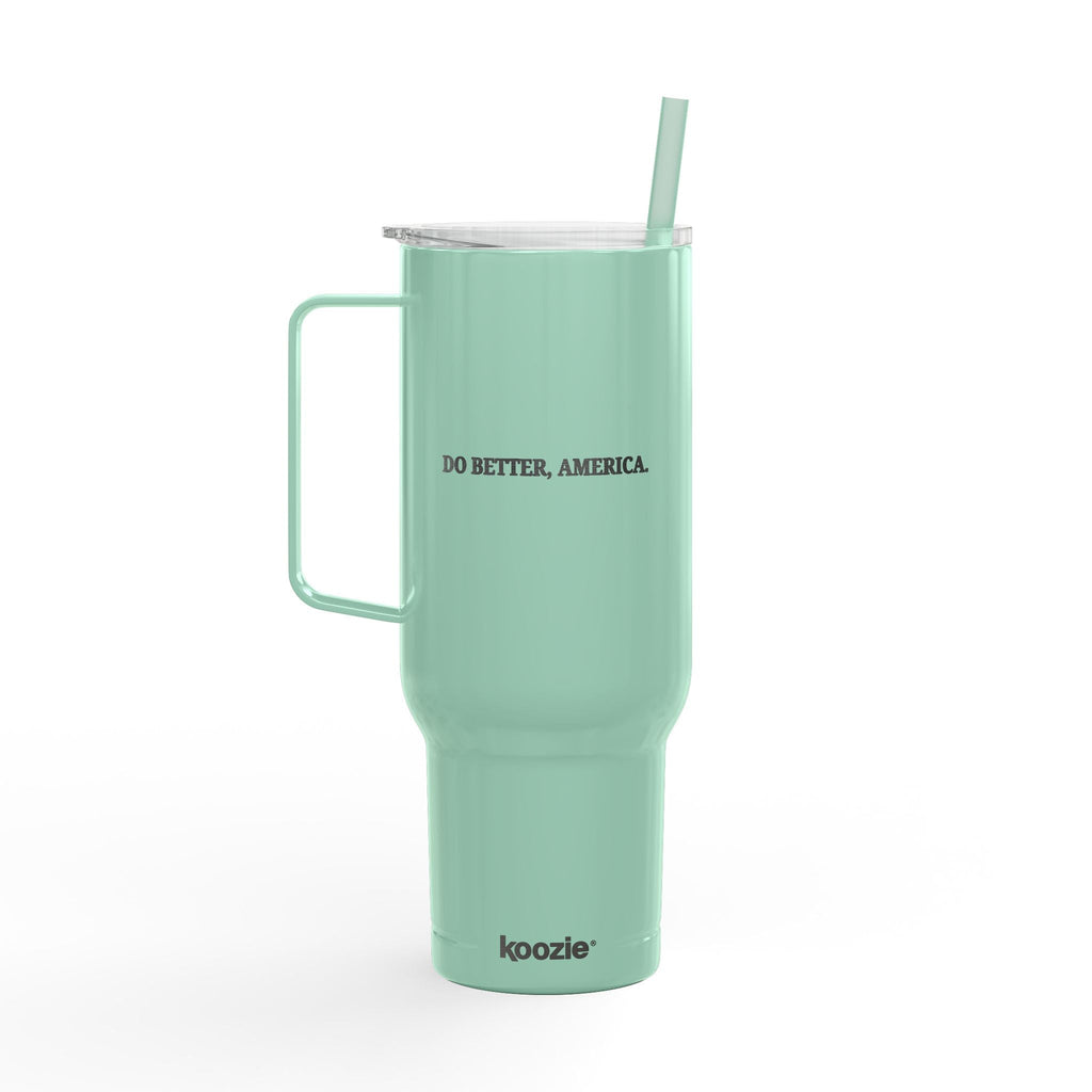 Do Better, America 40oz Insulated Tumbler – Engraved Travel Mug with Handle - Drinkware, Tumblers & Travel Mugs - EpiAl's Shop
