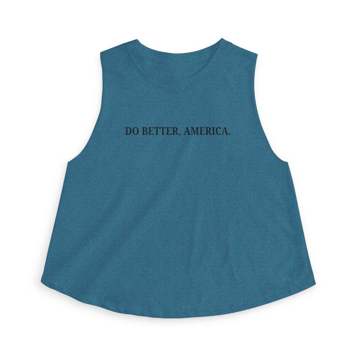 Do Better, America Crop Tank – Statement Cropped Sleeveless Top - Clothing, Women, T-Shirts, Cropped - EpiAl's Shop