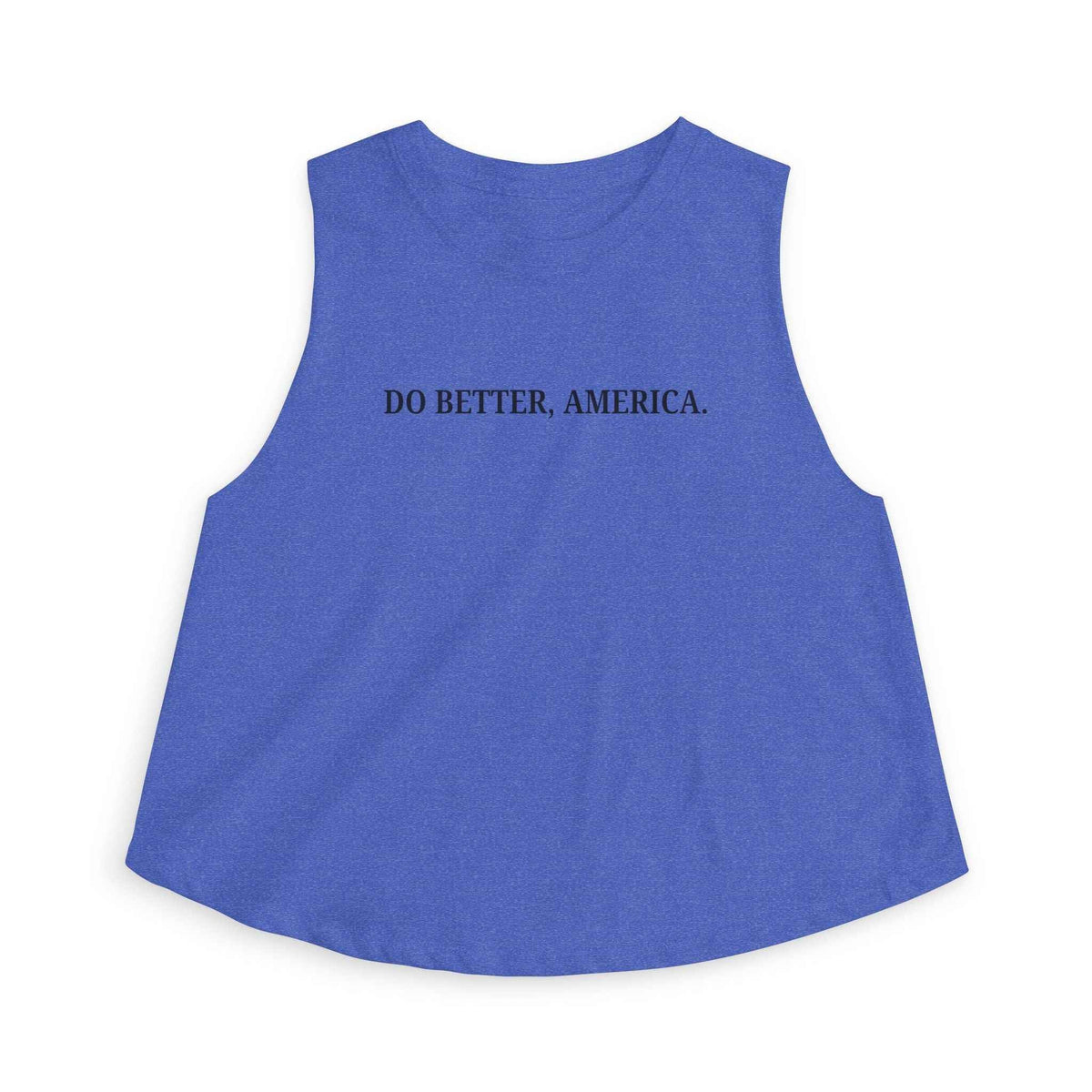 Do Better, America Crop Tank – Statement Cropped Sleeveless Top - Clothing, Women, T-Shirts, Cropped - EpiAl's Shop
