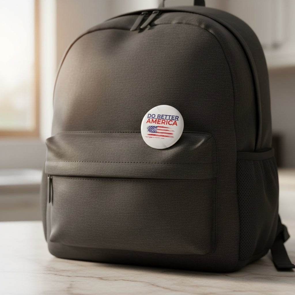 Do Better America Pinback Button - Buttons, Pinback - EpiAl's Shop