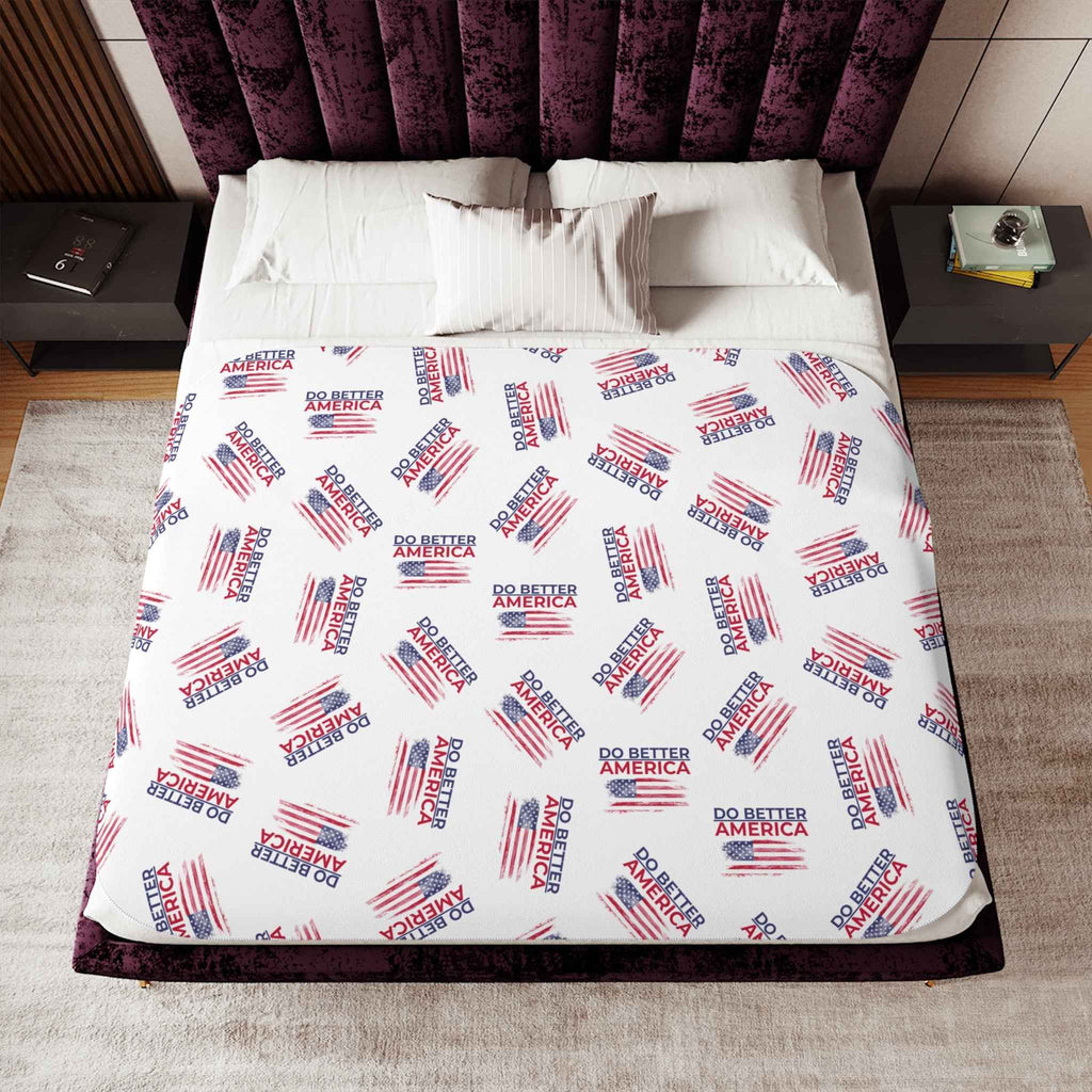Do Better America Sherpa Blanket — Wrapped in Intent - Decor, Blankets, Throw - EpiAl's Shop