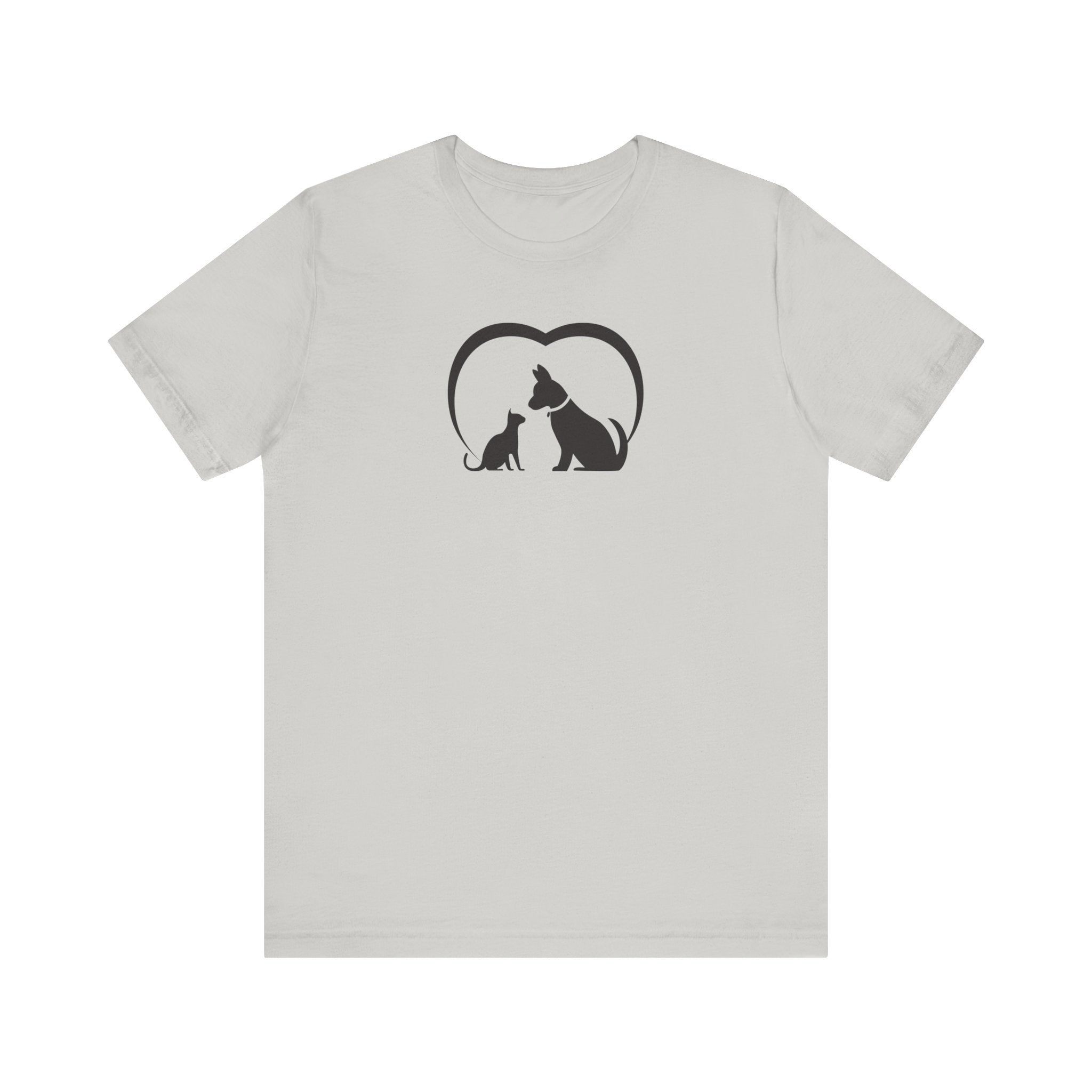 Dog Cat Love Unisex Jersey Short Sleeve Tee - EpiAl's Shop