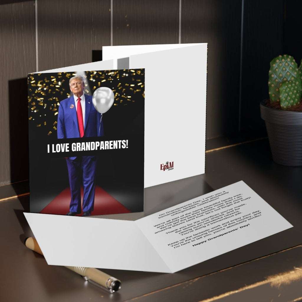 Donald Trump Grandparents' Day Greeting Cards (8, 16, and 24 pcs) - Paper Products, Greeting Cards - EpiAl's Shop