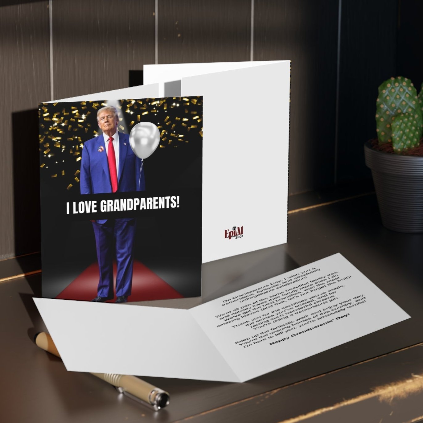 Donald Trump Grandparents' Day Greeting Cards (8, 16, and 24 pcs) - Paper Products, Greeting Cards - EpiAl's Shop
