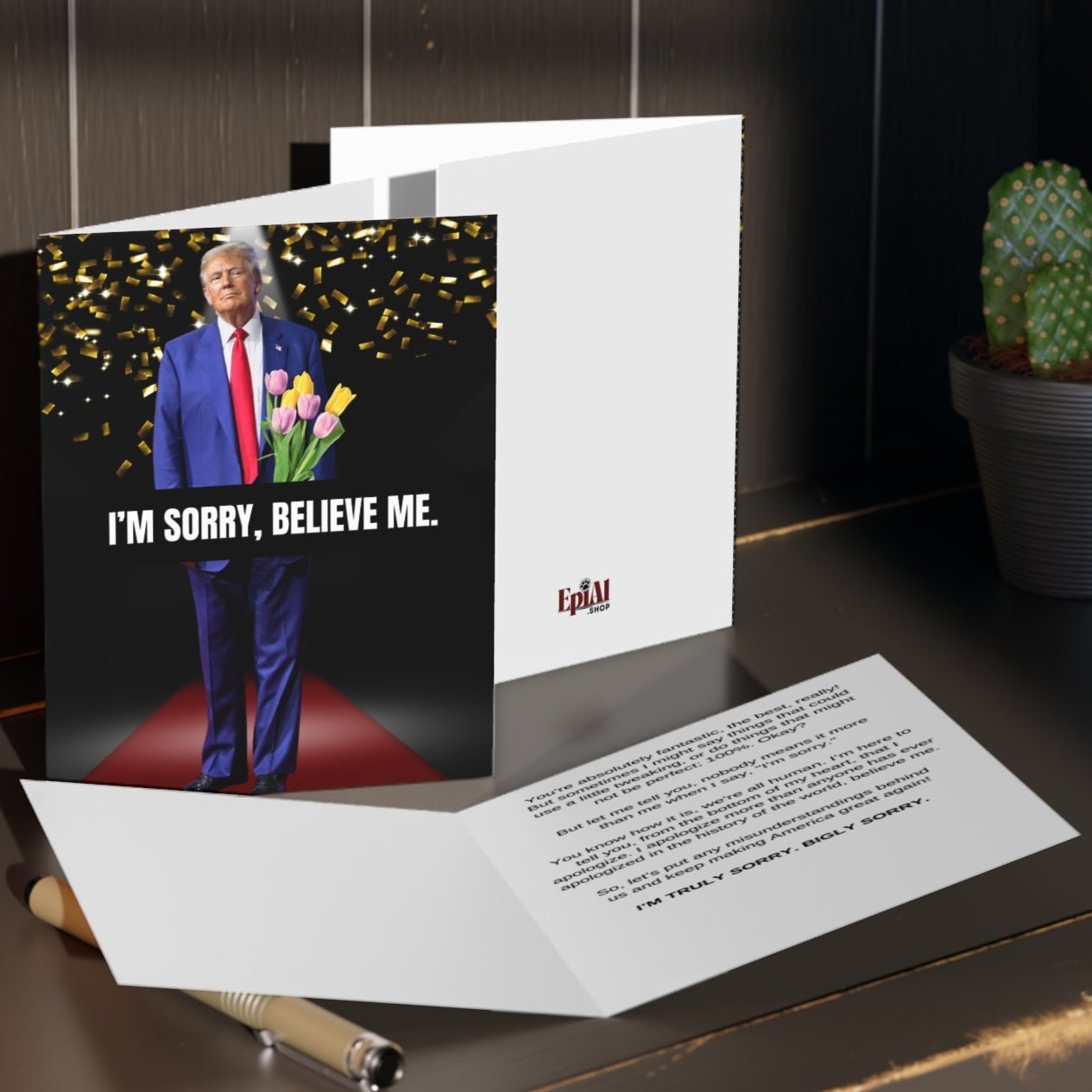 Donald Trump I'm Sorry Greeting Cards (8, 16, and 24 pcs) - Paper Products, Greeting Cards - EpiAl's Shop