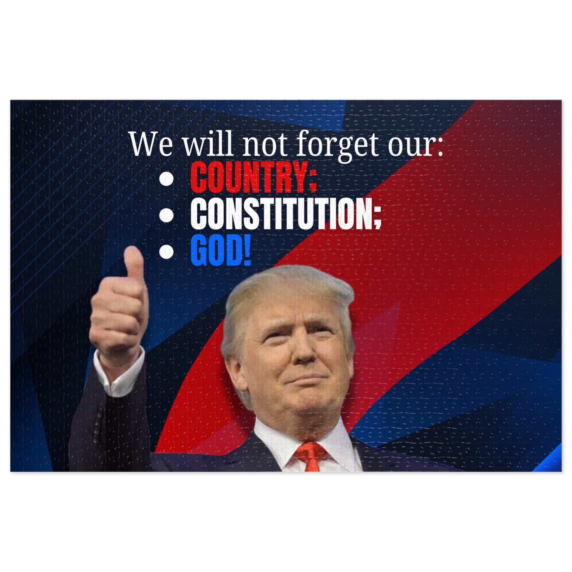 Donald Trump Jigsaw Puzzle with Tin - Toys & Games, Puzzles - EpiAl's Shop