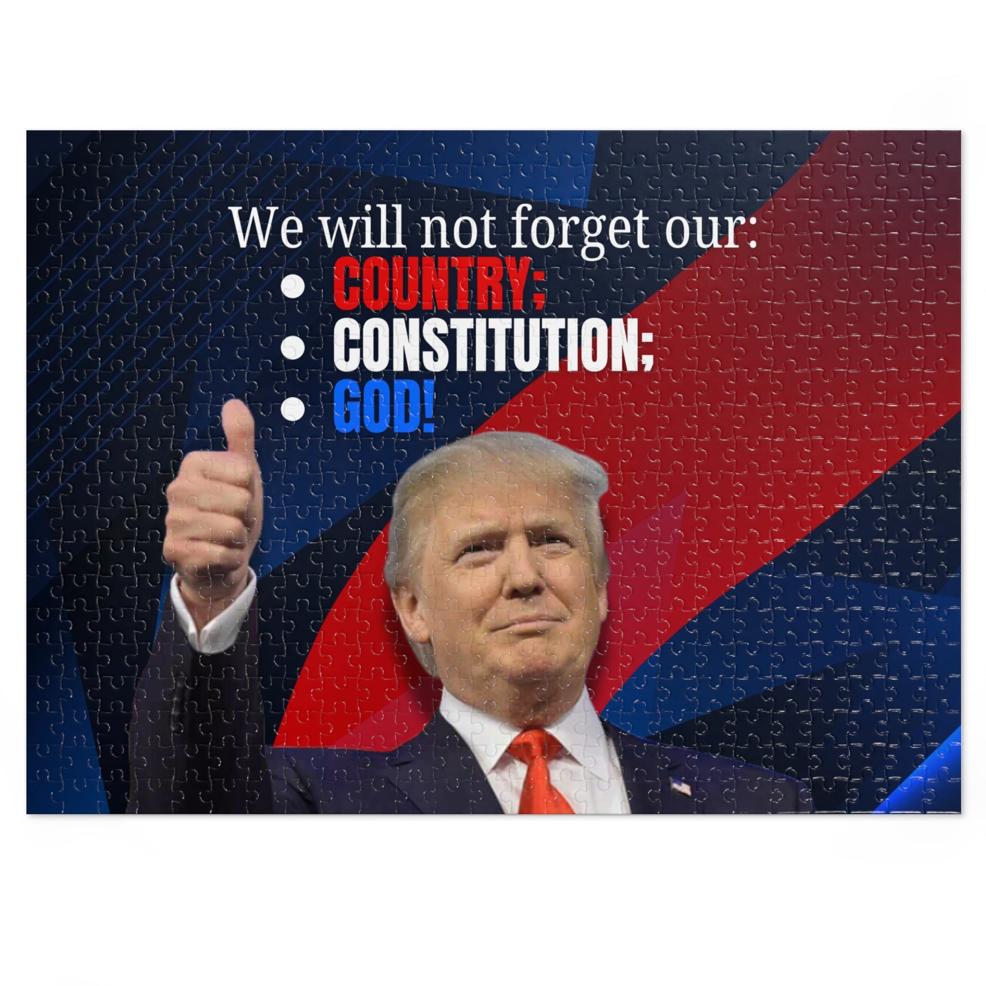 Donald Trump Jigsaw Puzzle with Tin - Toys & Games, Puzzles - EpiAl's Shop