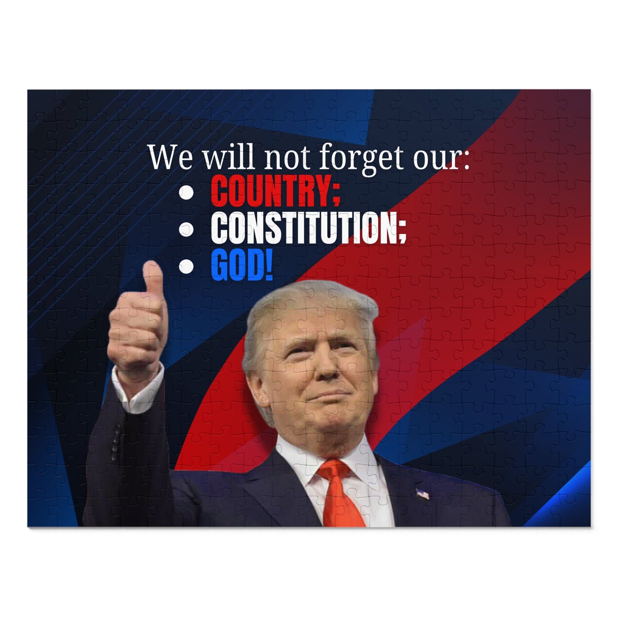 Donald Trump Jigsaw Puzzle with Tin - Toys & Games, Puzzles - EpiAl's Shop