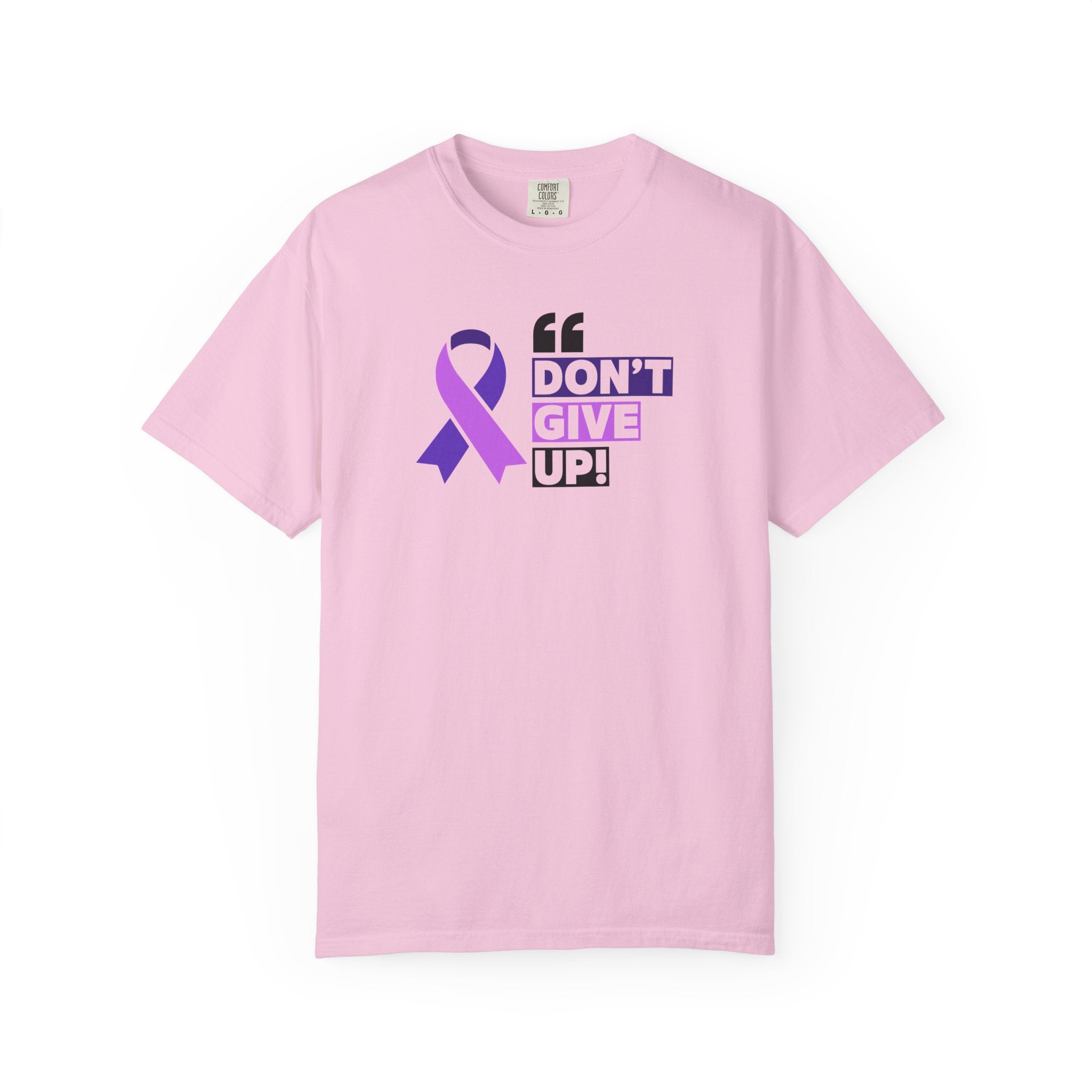 Don't Give Up Unisex Garment - Dyed T-Shirt for Epilepsy Awareness Tee - Clothing, T-shirts - EpiAl's Shop