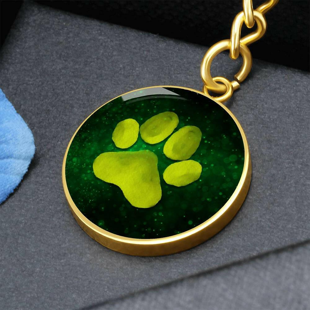 Dreamy Green Paw Keychain - EpiAl's Shop
