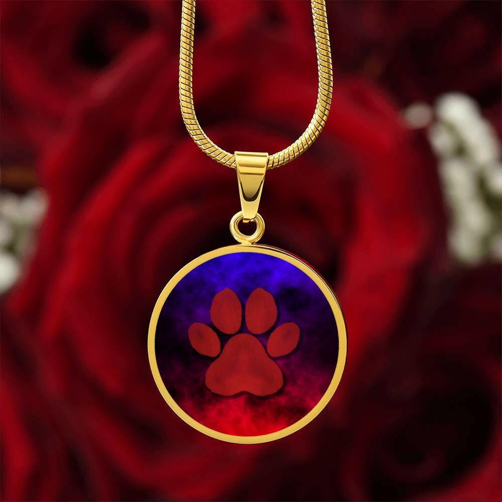 Dreamy Red Paw Necklace - Jewelry - Epileptic Al’s Shop