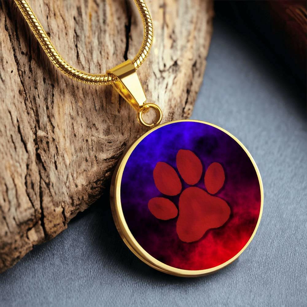 Dreamy Red Paw Necklace - Jewelry - Epileptic Al’s Shop