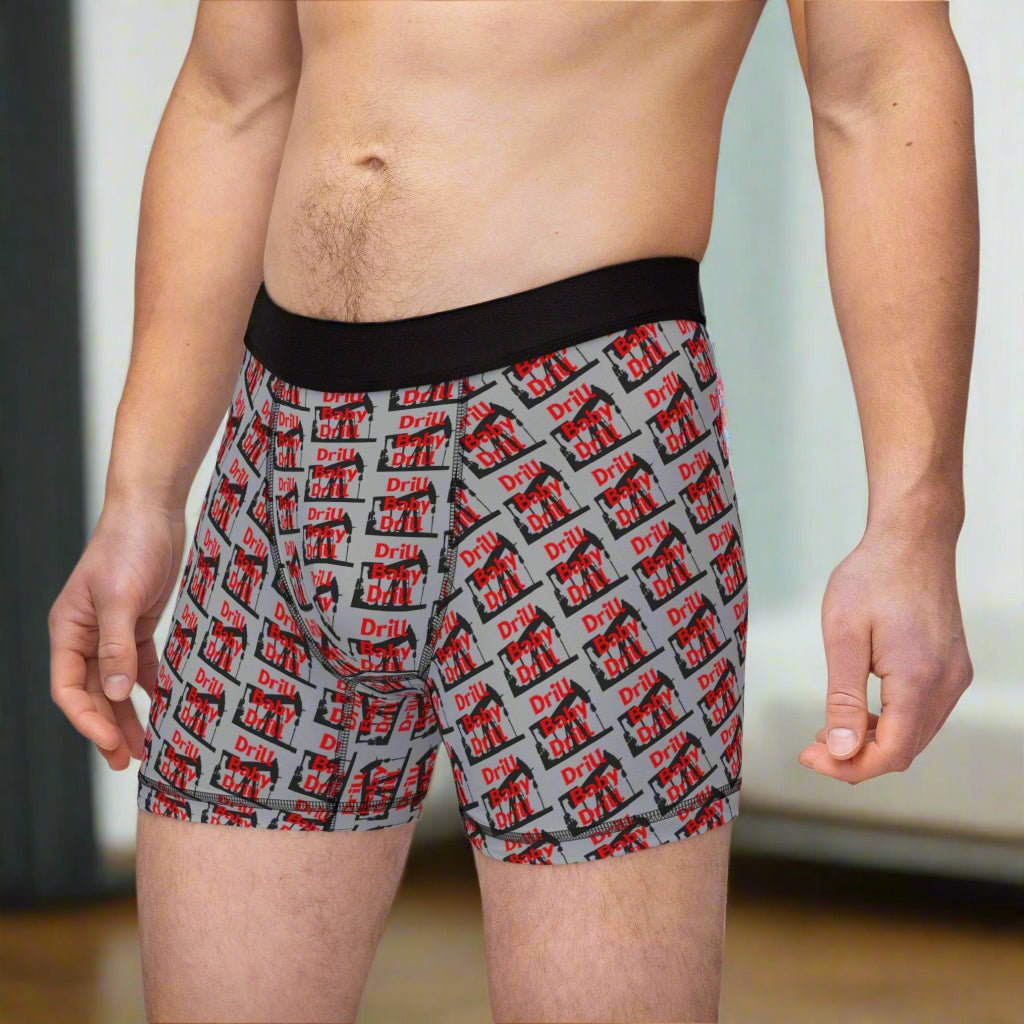 Drill Baby Drill (Trump) Men's Boxers - Clothing, Underwear - EpiAl's Shop