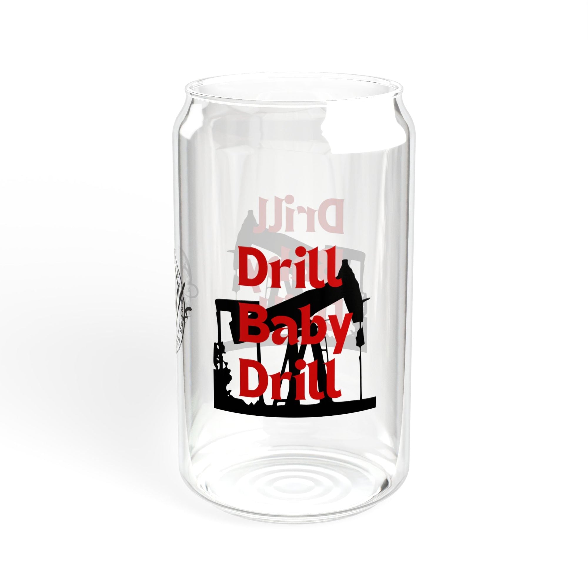 Drill Baby Drill (Trump) Sipper Glass, 16oz - Drinkware, Tumblers - EpiAl's Shop