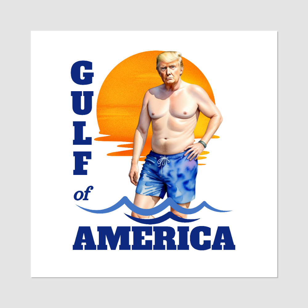 Trump Gulf Coast Temporary Tattoo