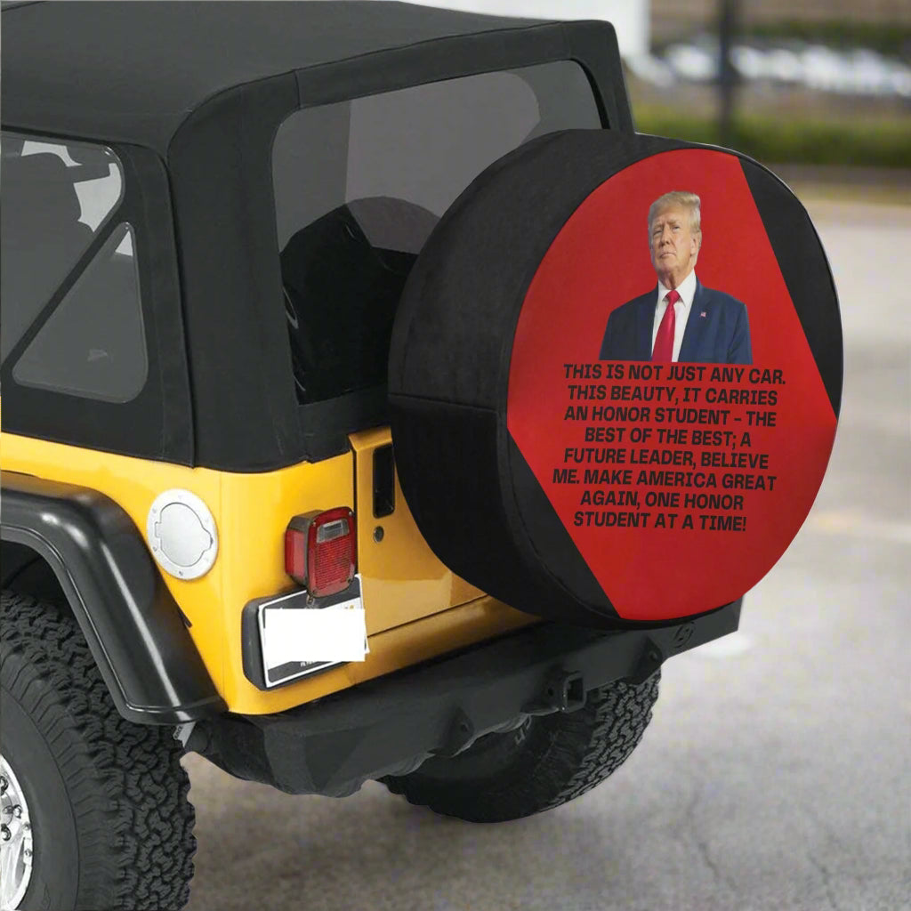 Trump Honor Student Spare Tire Cover (Large)(17")