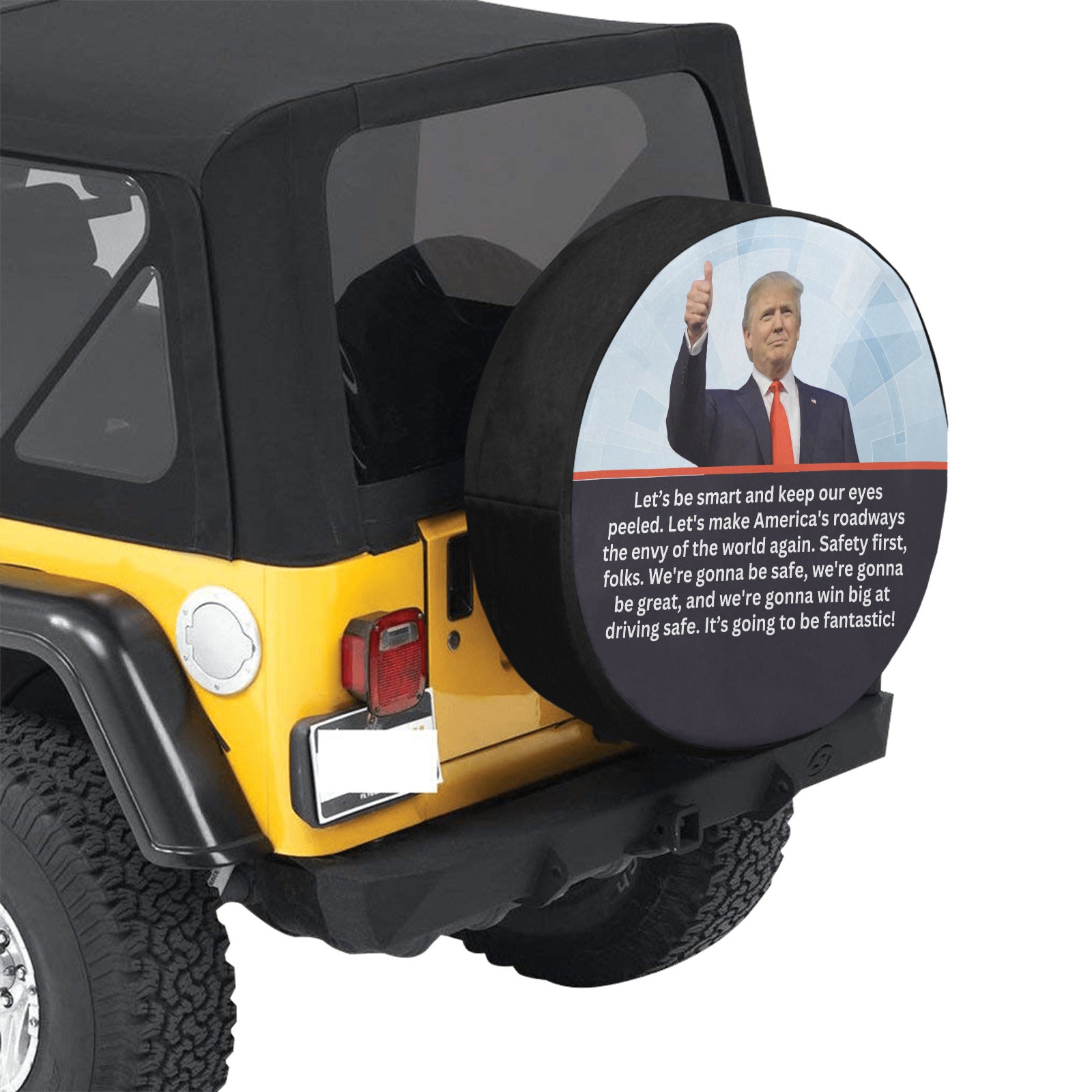 Trump Safe Spare Tire Cover (Small)(15")