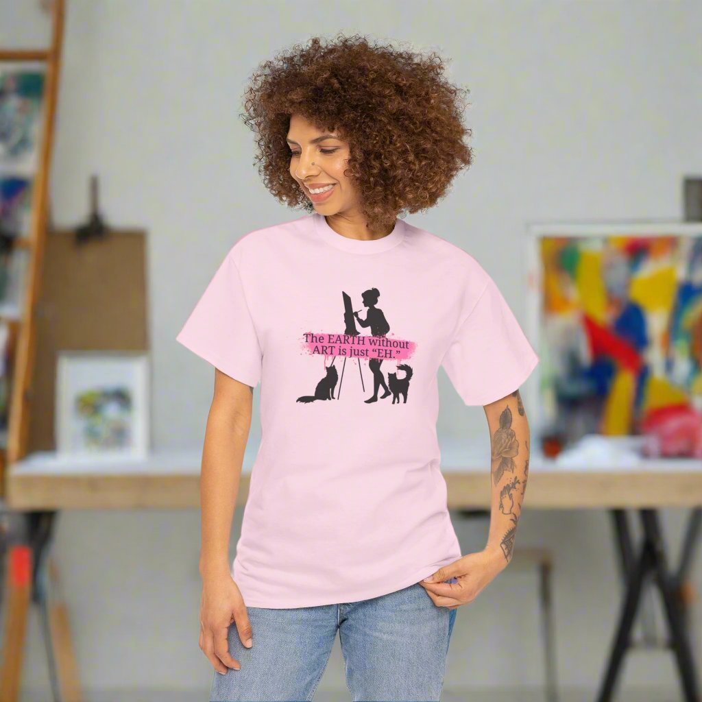 Earth Without Art Unisex Heavy Cotton Tee - T-Shirt - EpiAl's Shop