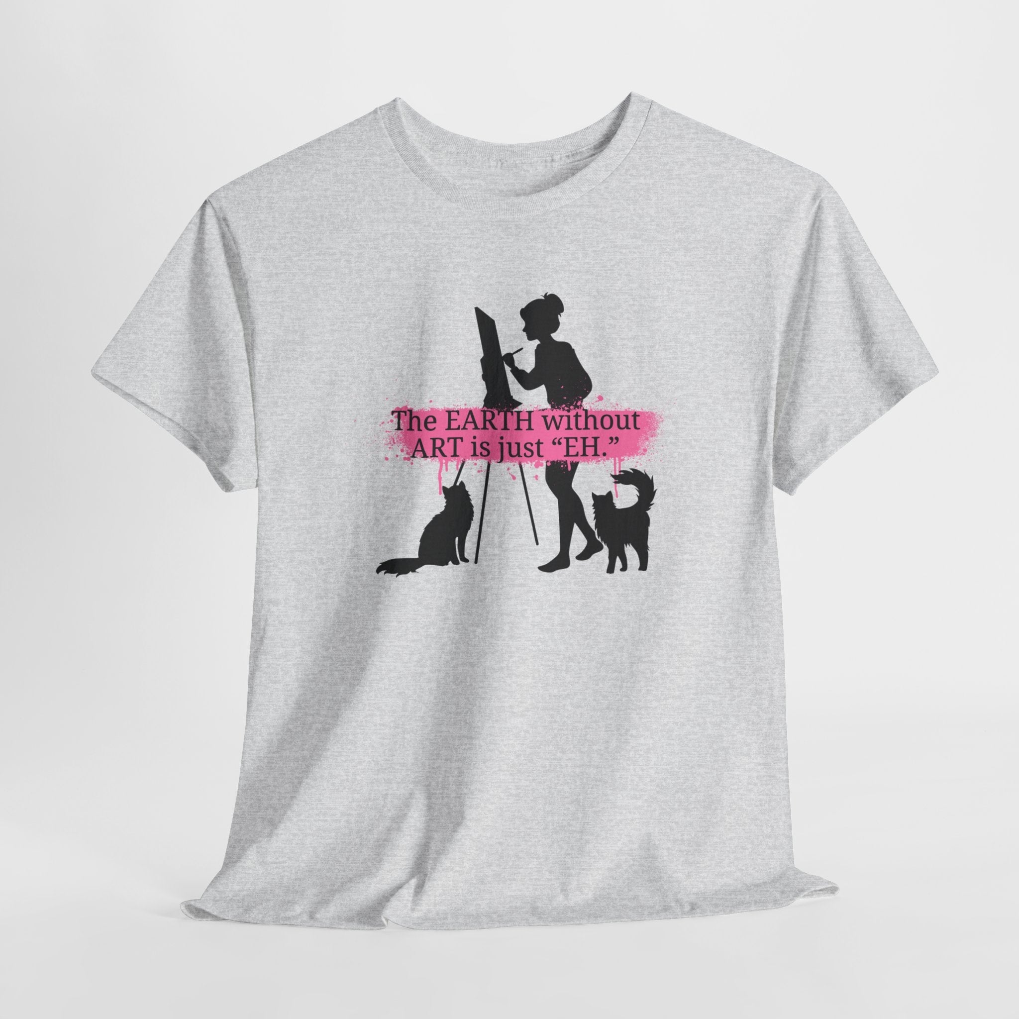 Earth Without Art Unisex Heavy Cotton Tee - T-Shirt - EpiAl's Shop