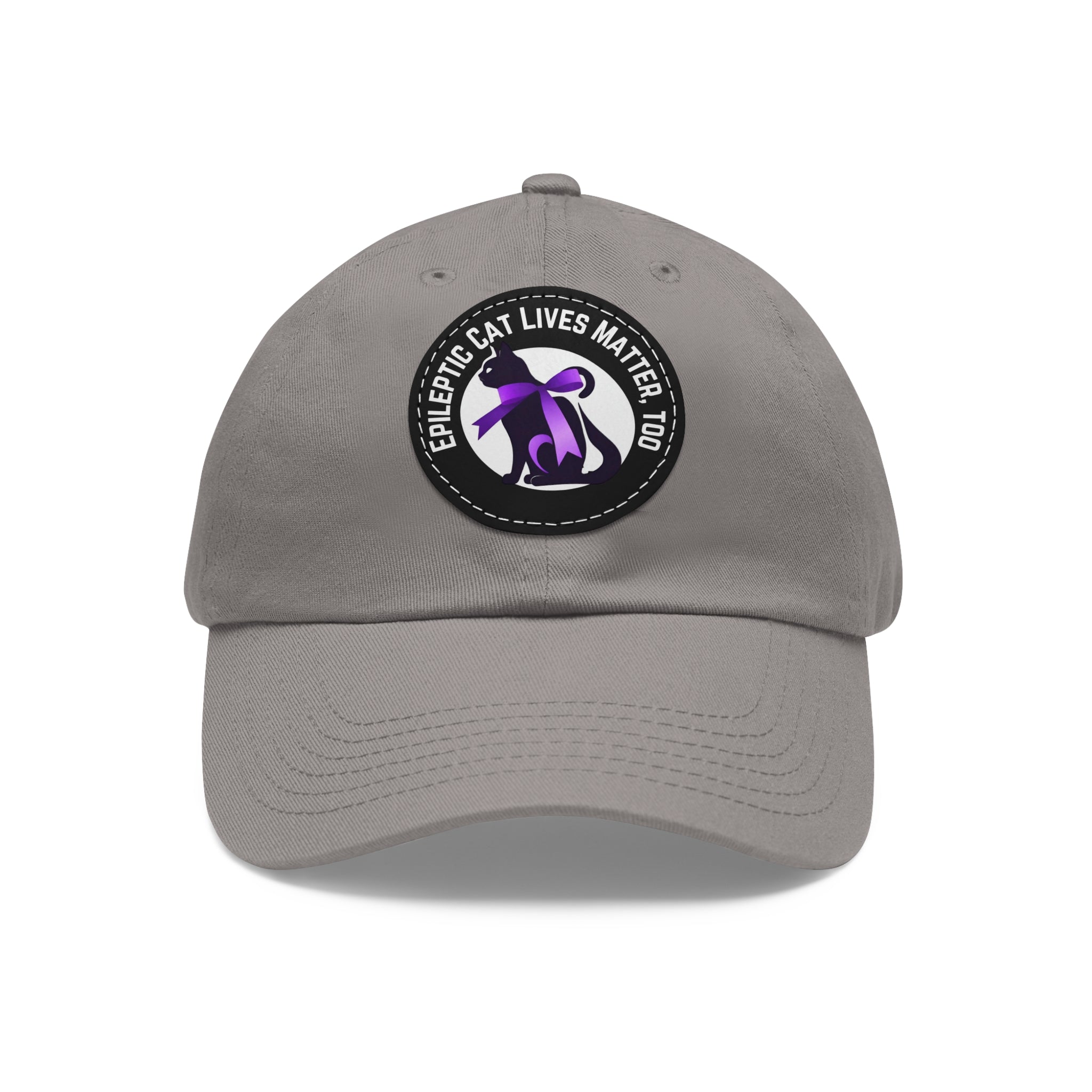 ECLMT Dad Hat with Leather Patch - Hats - Epileptic Al’s Shop