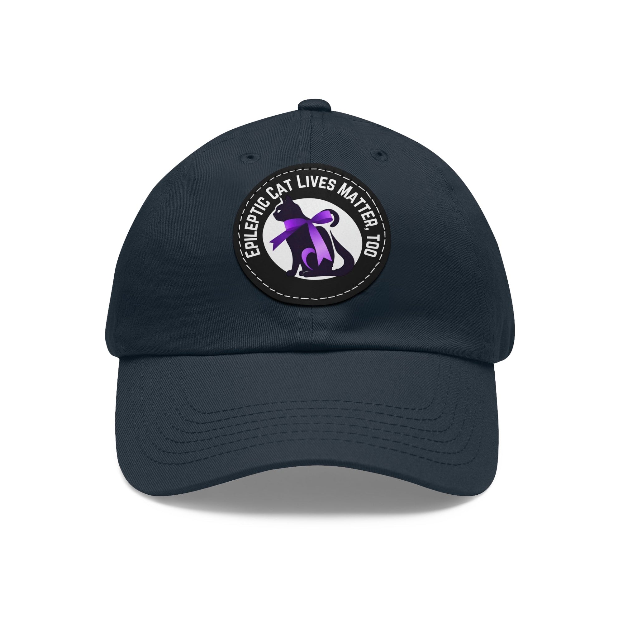 ECLMT Dad Hat with Leather Patch - Hats - Epileptic Al’s Shop