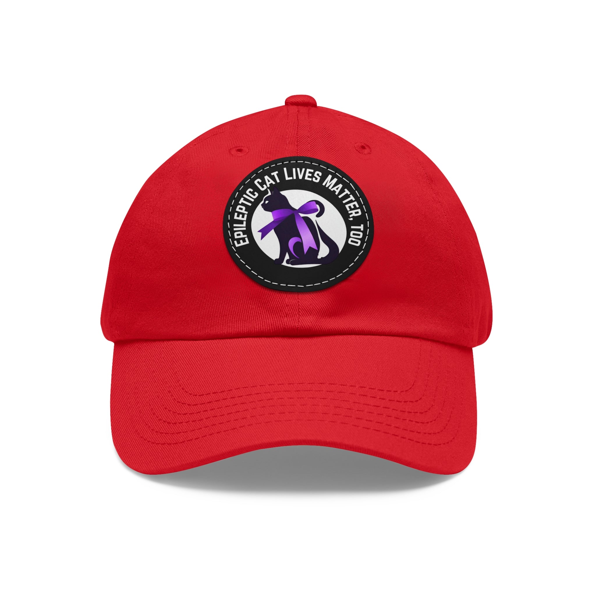 ECLMT Dad Hat with Leather Patch - Hats - Epileptic Al’s Shop