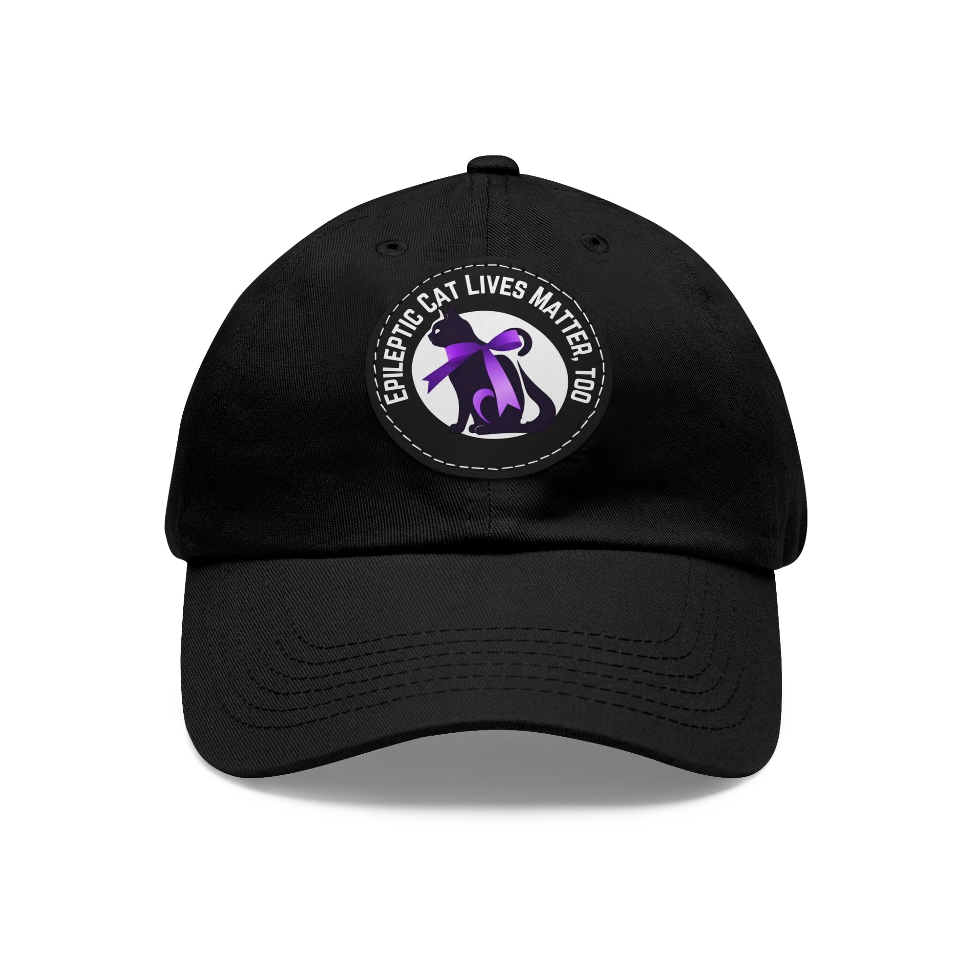 ECLMT Dad Hat with Leather Patch - Hats - Epileptic Al’s Shop