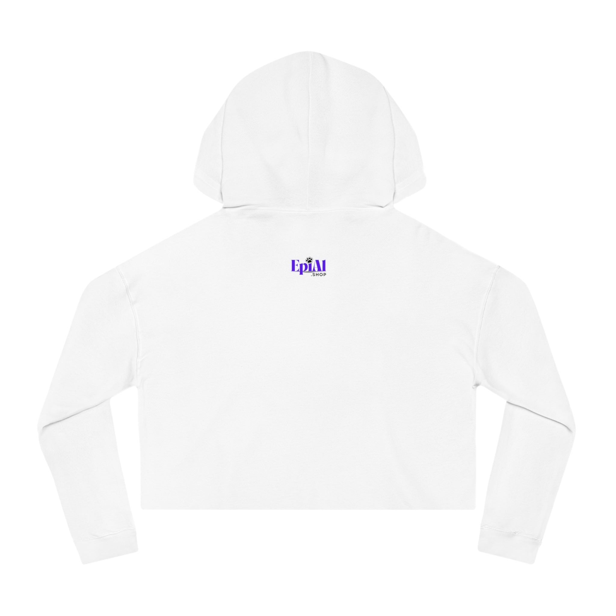 Educate, Empower Epilepsy Awareness Women's Cropped Hooded Sweatshirt - Hoodie - EpiAl's Shop