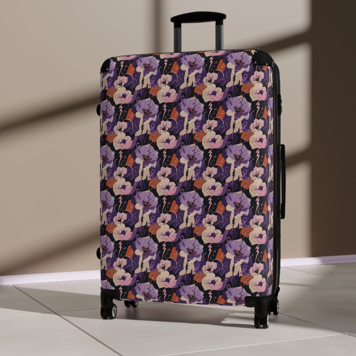 Electric Bloom Epilepsy Awareness Hard-Shell Suitcase - Bags, Suitcases - EpiAl's Shop