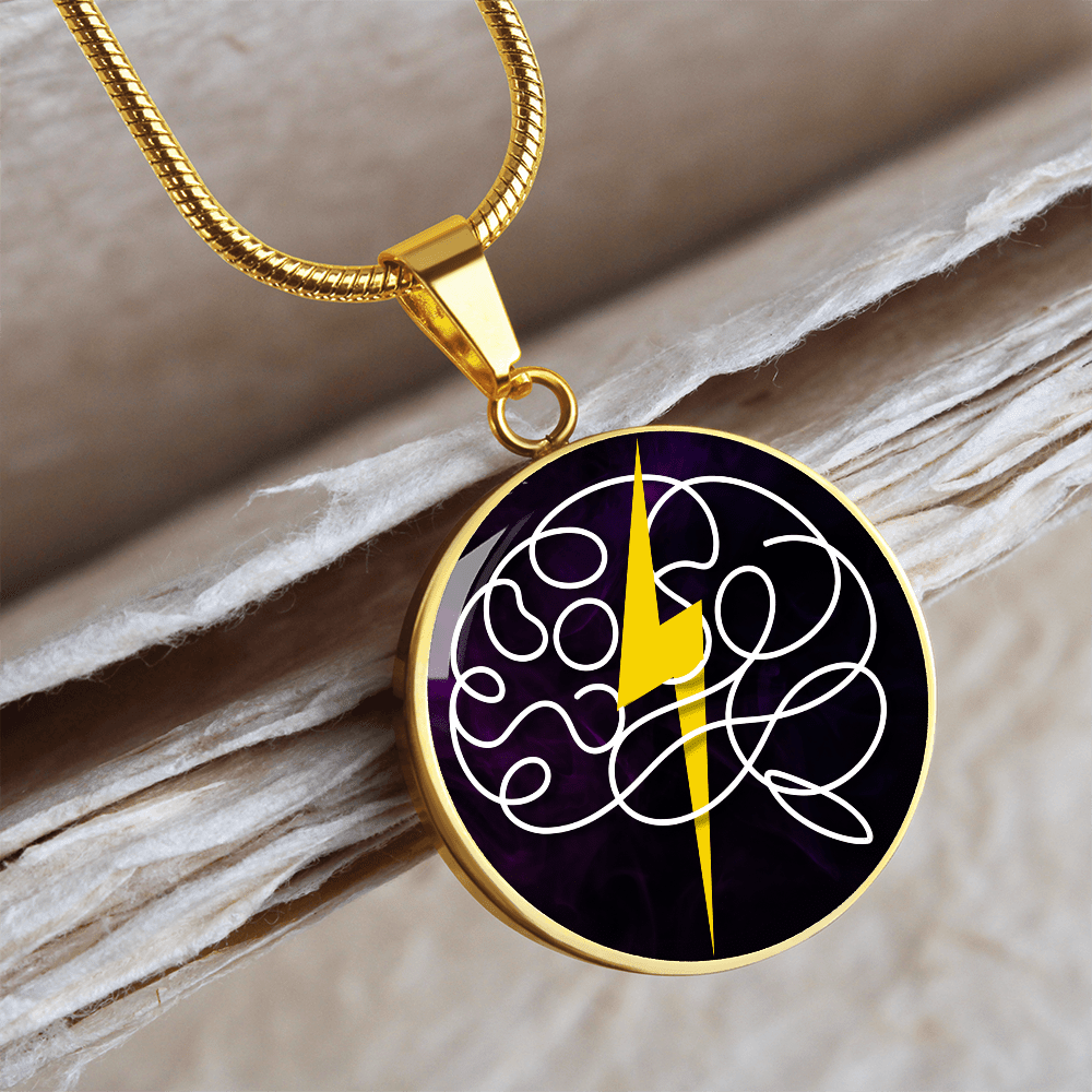 Electric Mind Brain Lightning Necklace - Jewelry, Necklaces - EpiAl's Shop