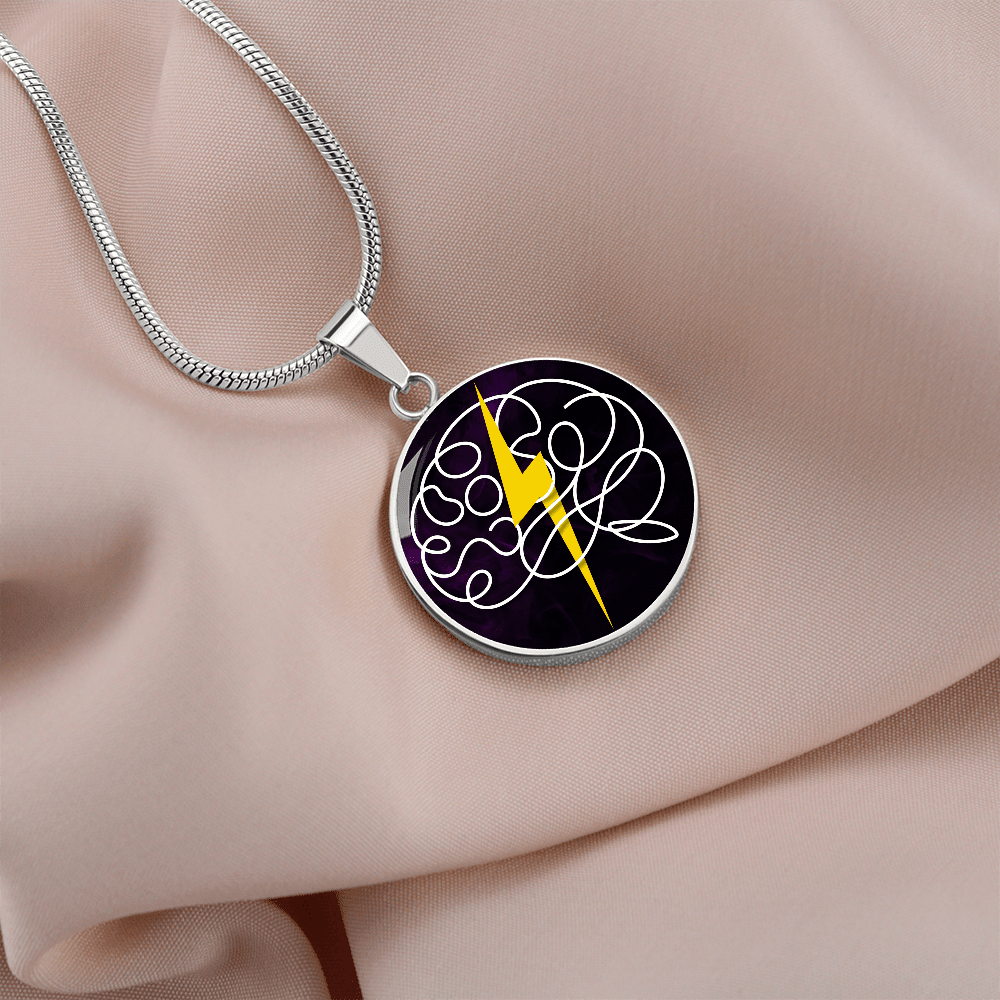 Electric Mind Brain Lightning Necklace - Jewelry, Necklaces - EpiAl's Shop