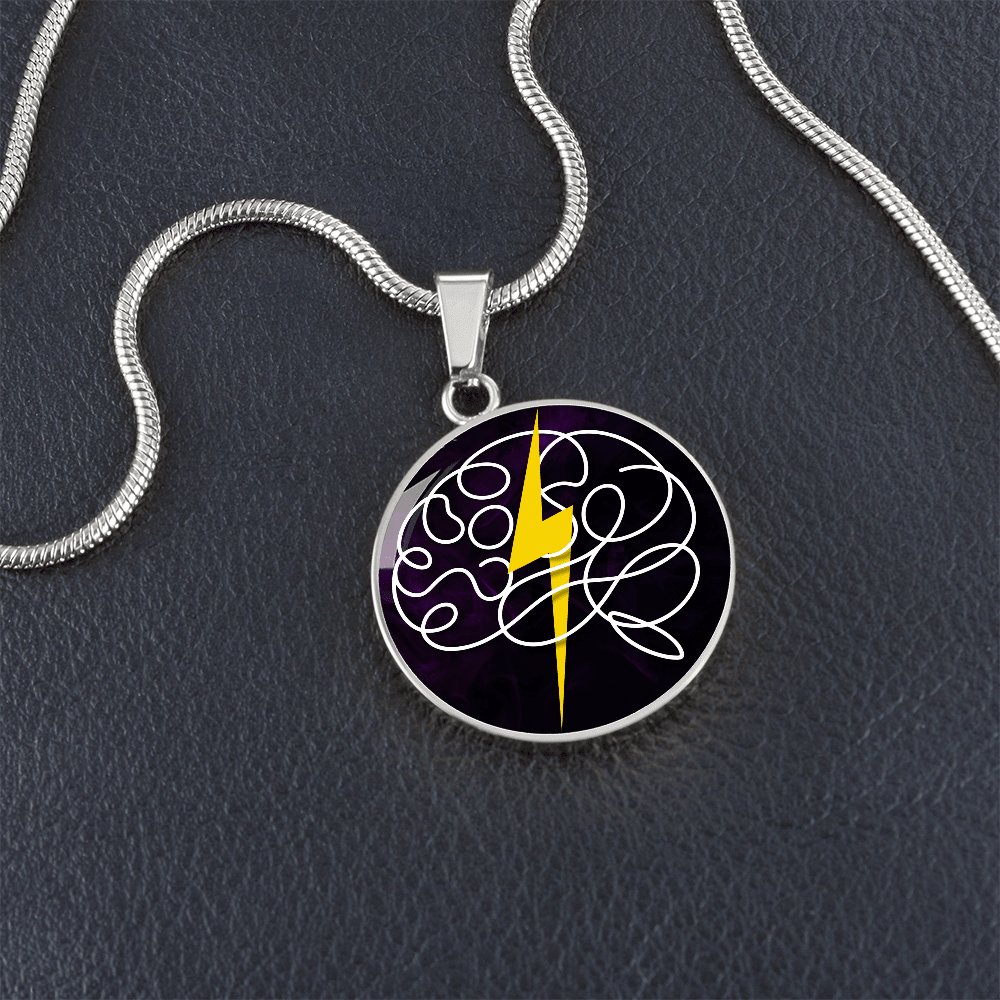 Electric Mind Brain Lightning Necklace - Jewelry, Necklaces - EpiAl's Shop