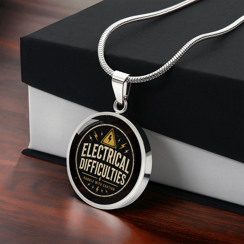 Electrical Difficulties Subtle Epilepsy Awareness Necklace - Jewelry, Necklaces - EpiAl's Shop
