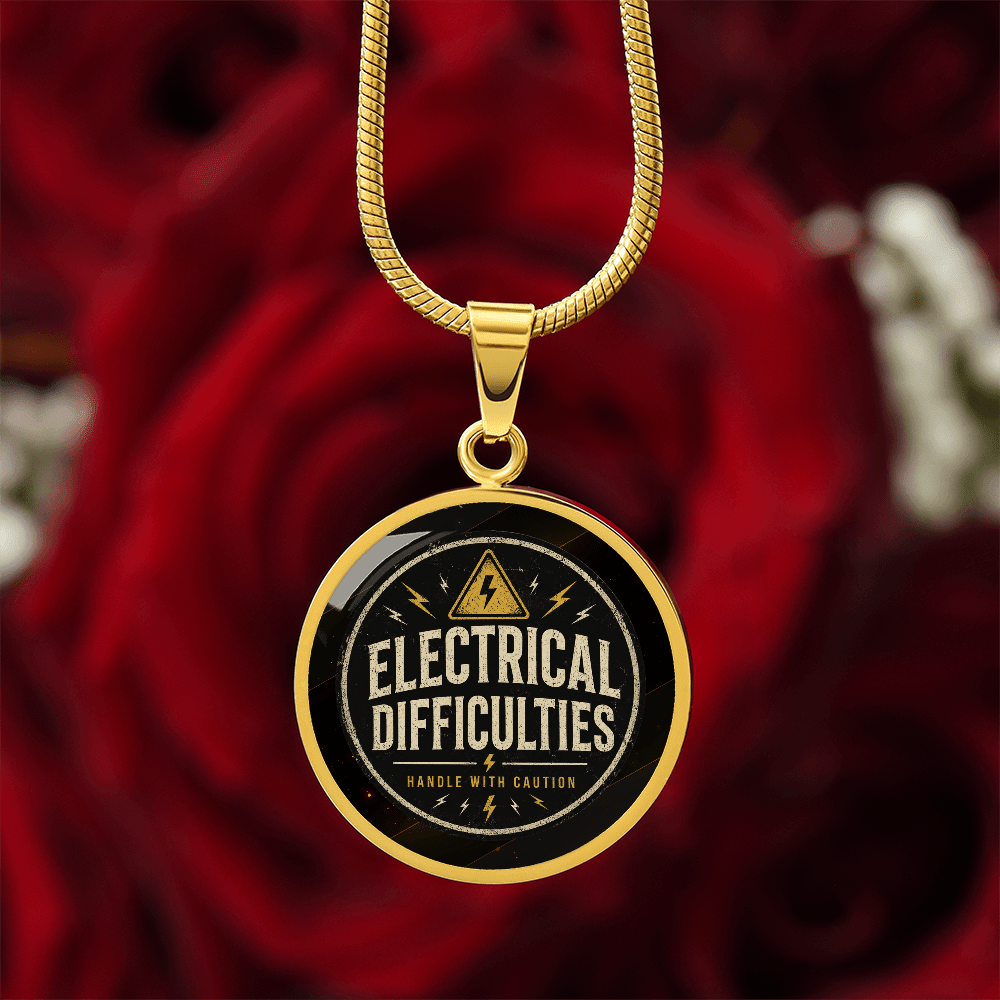 Electrical Difficulties Subtle Epilepsy Awareness Necklace - Jewelry, Necklaces - EpiAl's Shop