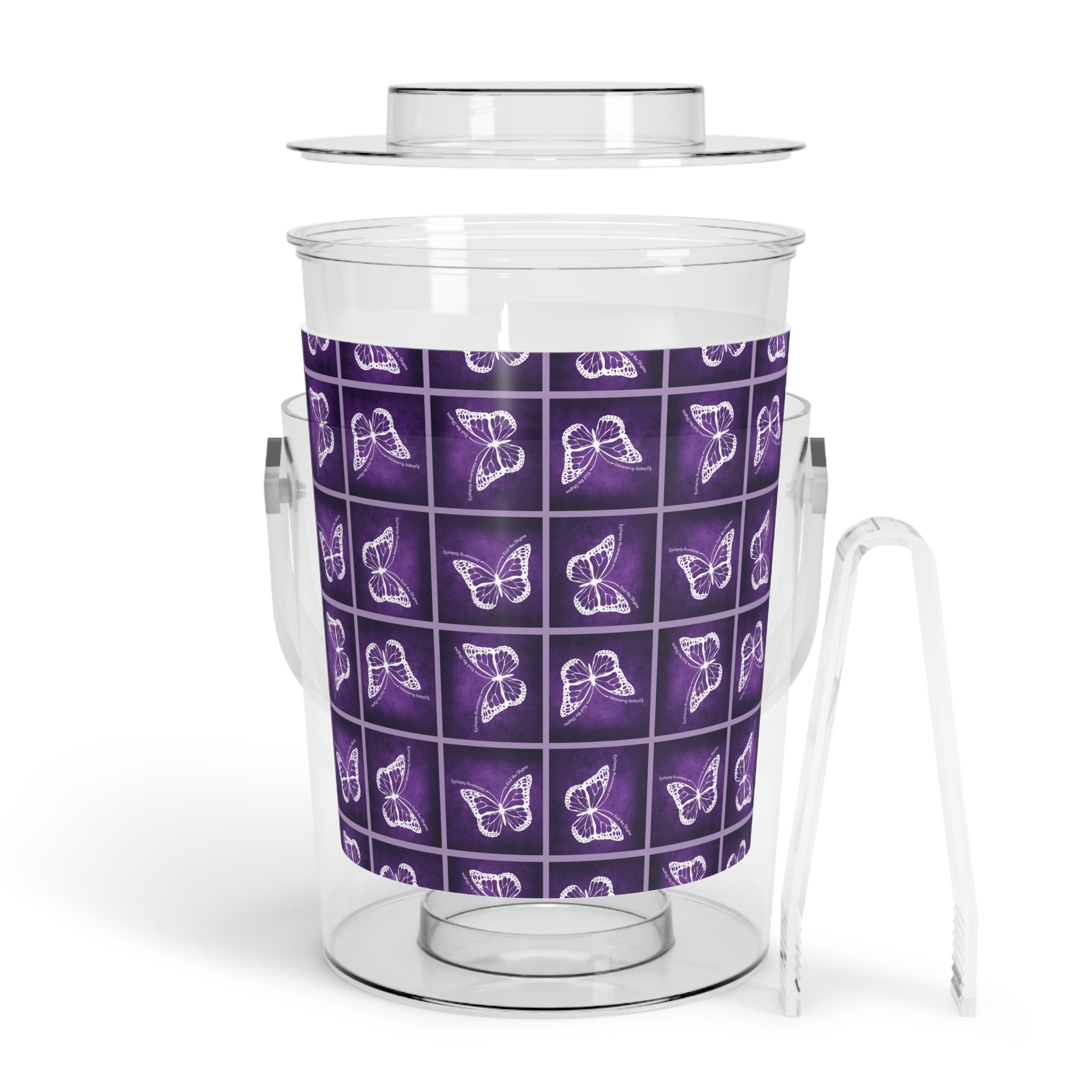 Elegant Butterfly Ice Bucket with Tongs - Perfect for Parties and Celebrations - Decor, Kitchen, Ice Bucket - EpiAl's Shop