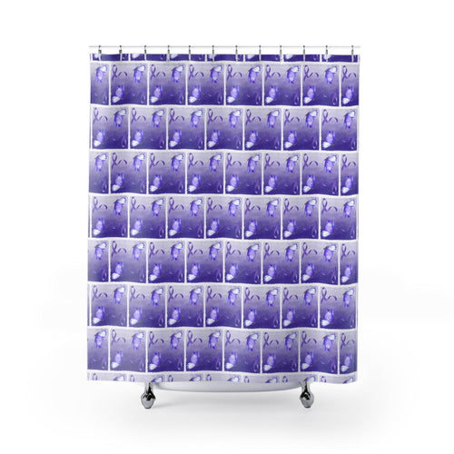 Elegant Butterfly Shower Curtain - Transform Your Bathroom with Purple Decor - Decor, Bathroom, Shower Curtains - EpiAl's Shop