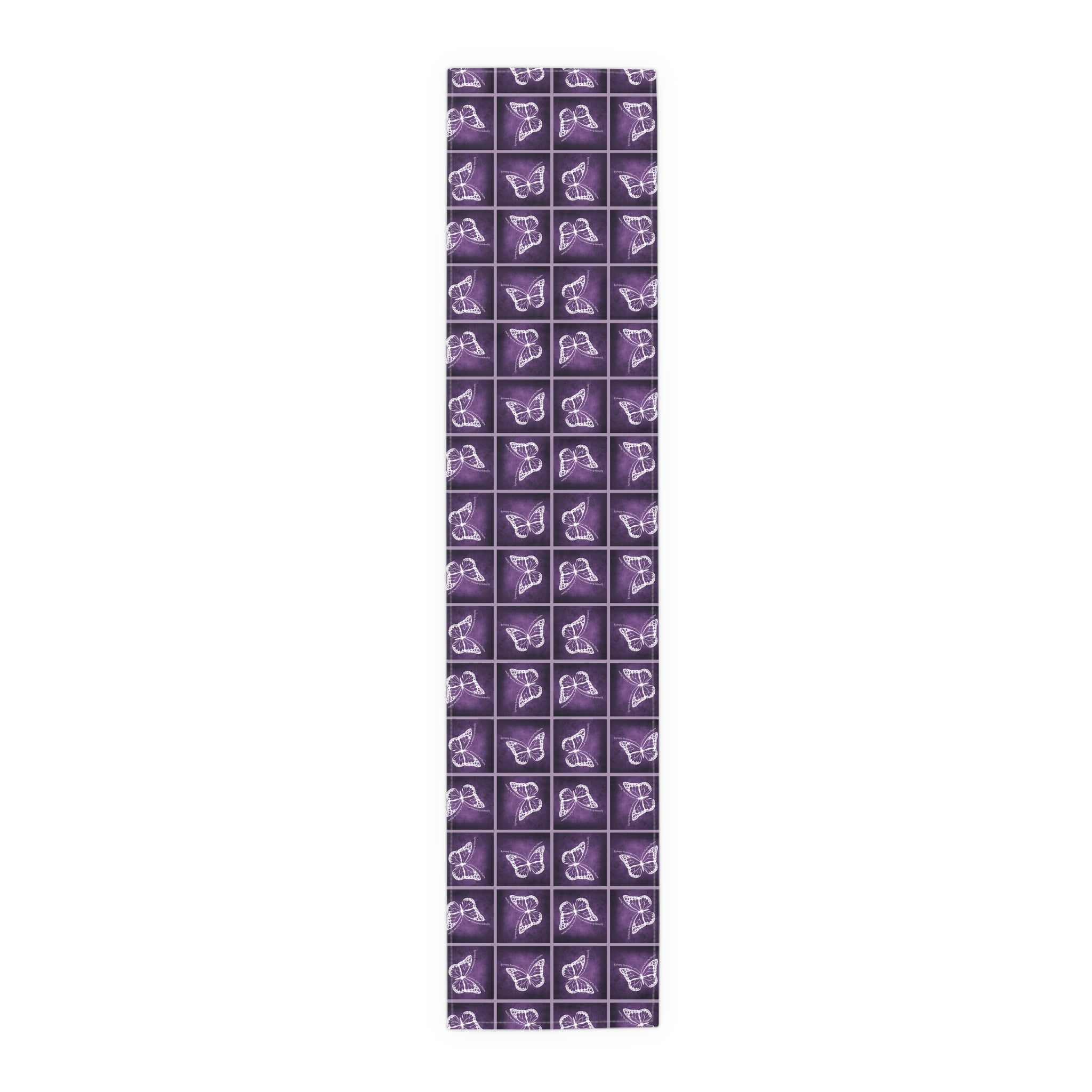 Elegant Purple Butterfly Design Table Runner - Decor, Dining, Table Decor - EpiAl's Shop