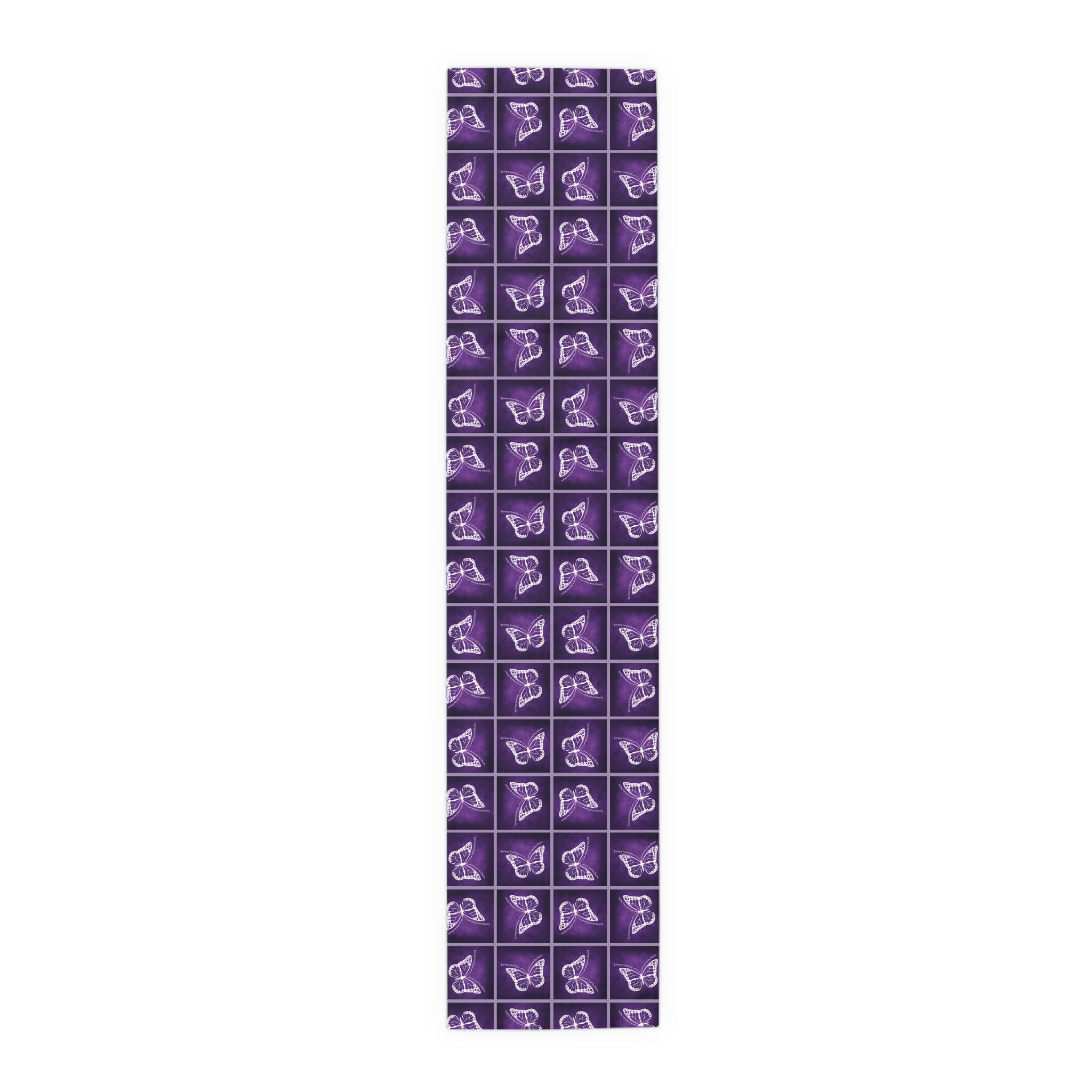 Elegant Purple Butterfly Design Table Runner - Decor, Dining, Table Decor - EpiAl's Shop