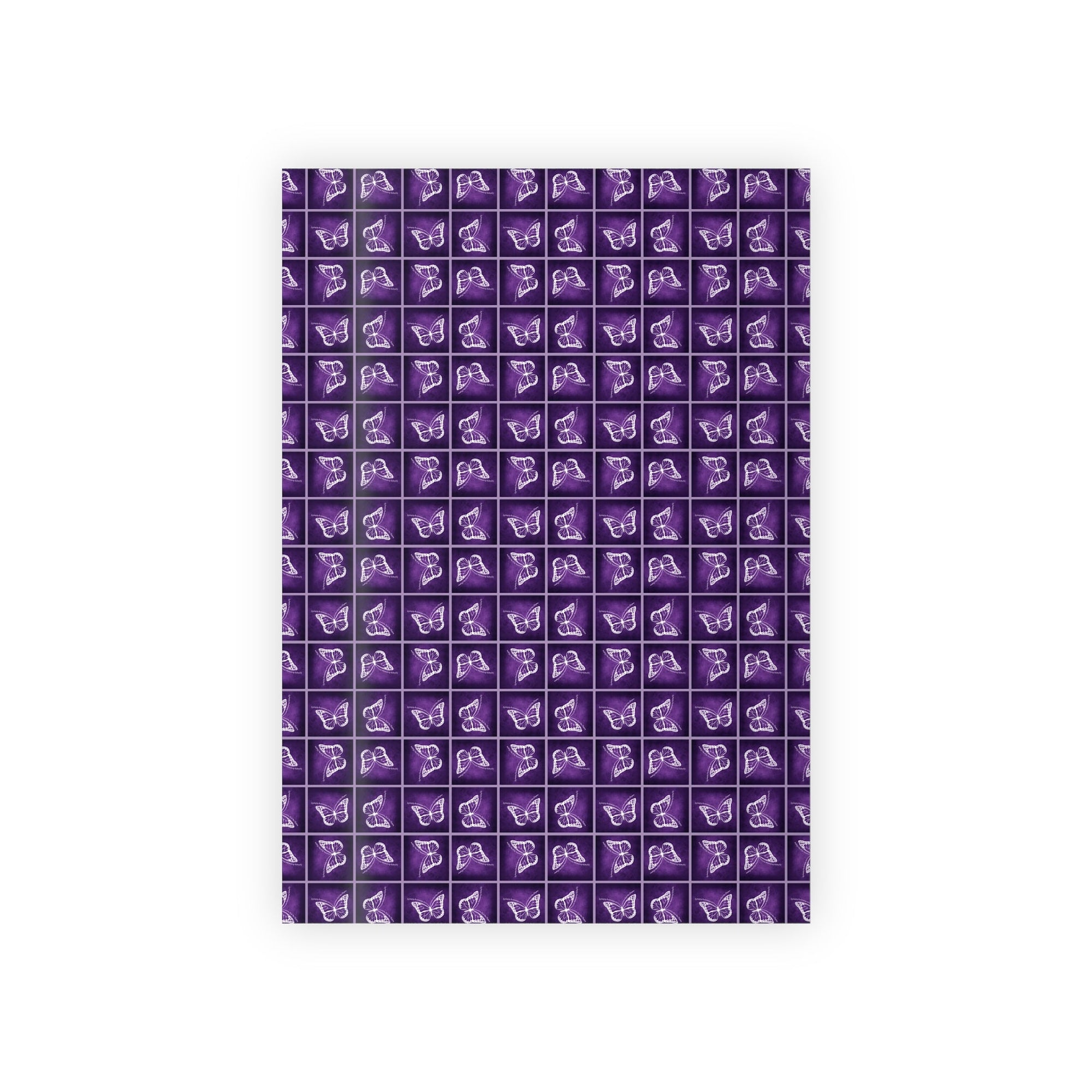 Elegant Purple Butterfly Gift Wrapping Paper Roll - Perfect for All Occasions - Paper Products, Gift Wrapping Paper - EpiAl's Shop