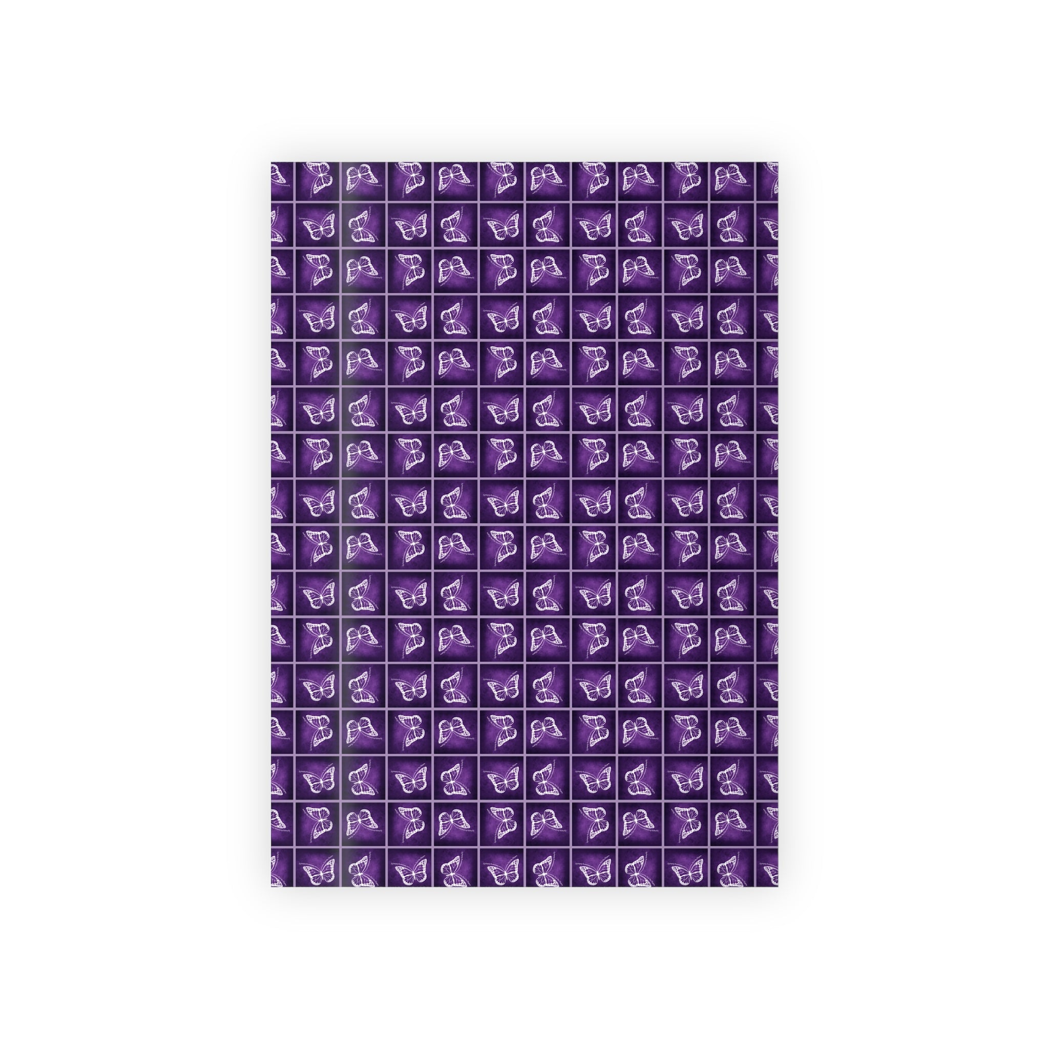 Elegant Purple Butterfly Gift Wrapping Paper Roll - Perfect for All Occasions - Paper Products, Gift Wrapping Paper - EpiAl's Shop