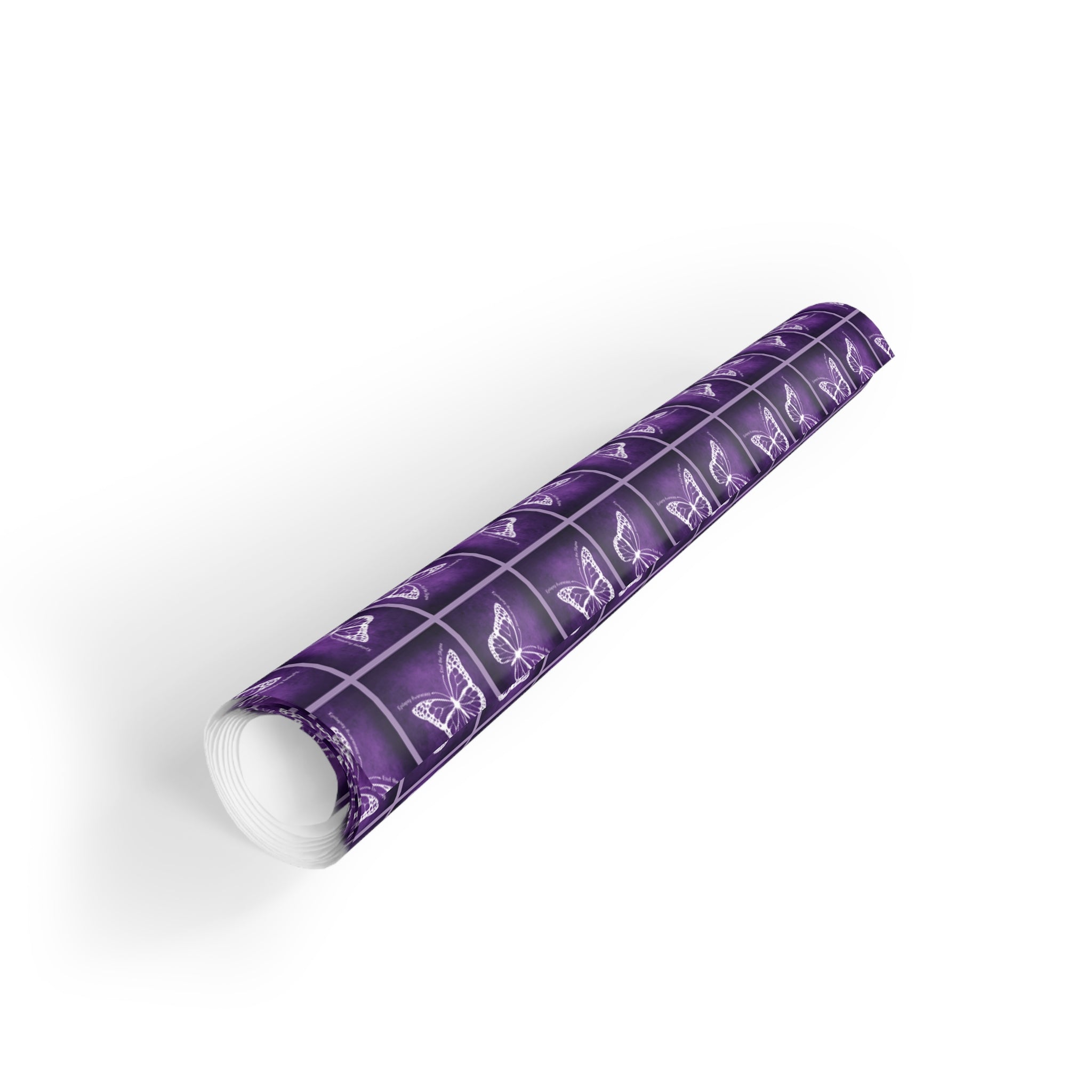 Elegant Purple Butterfly Gift Wrapping Paper Roll - Perfect for All Occasions - Paper Products, Gift Wrapping Paper - EpiAl's Shop