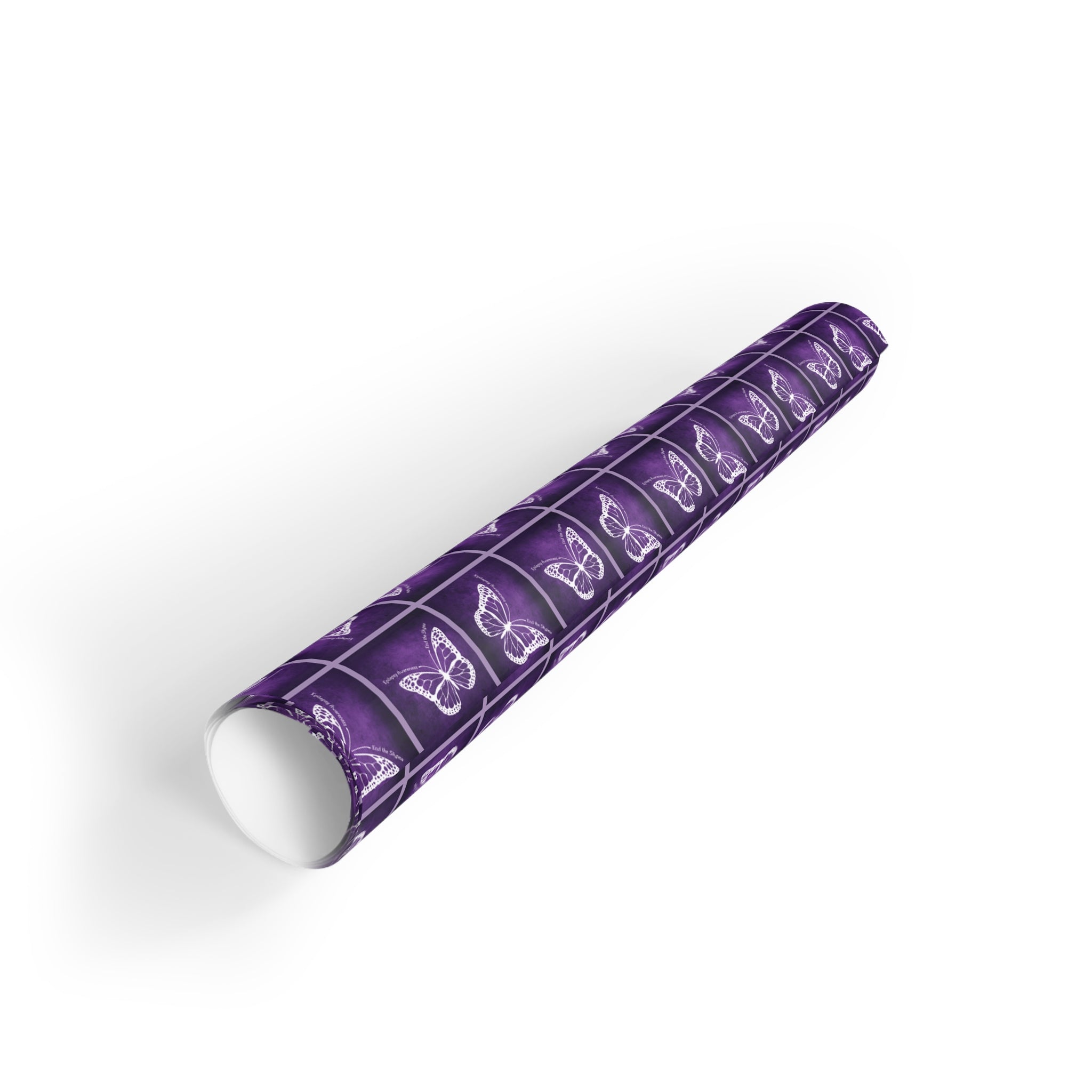 Elegant Purple Butterfly Gift Wrapping Paper Roll - Perfect for All Occasions - Paper Products, Gift Wrapping Paper - EpiAl's Shop
