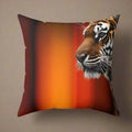 Elegant Tiger Print Square Pillow - Vibrant Home Decor - Decor, Home, Pillows - EpiAl's Shop