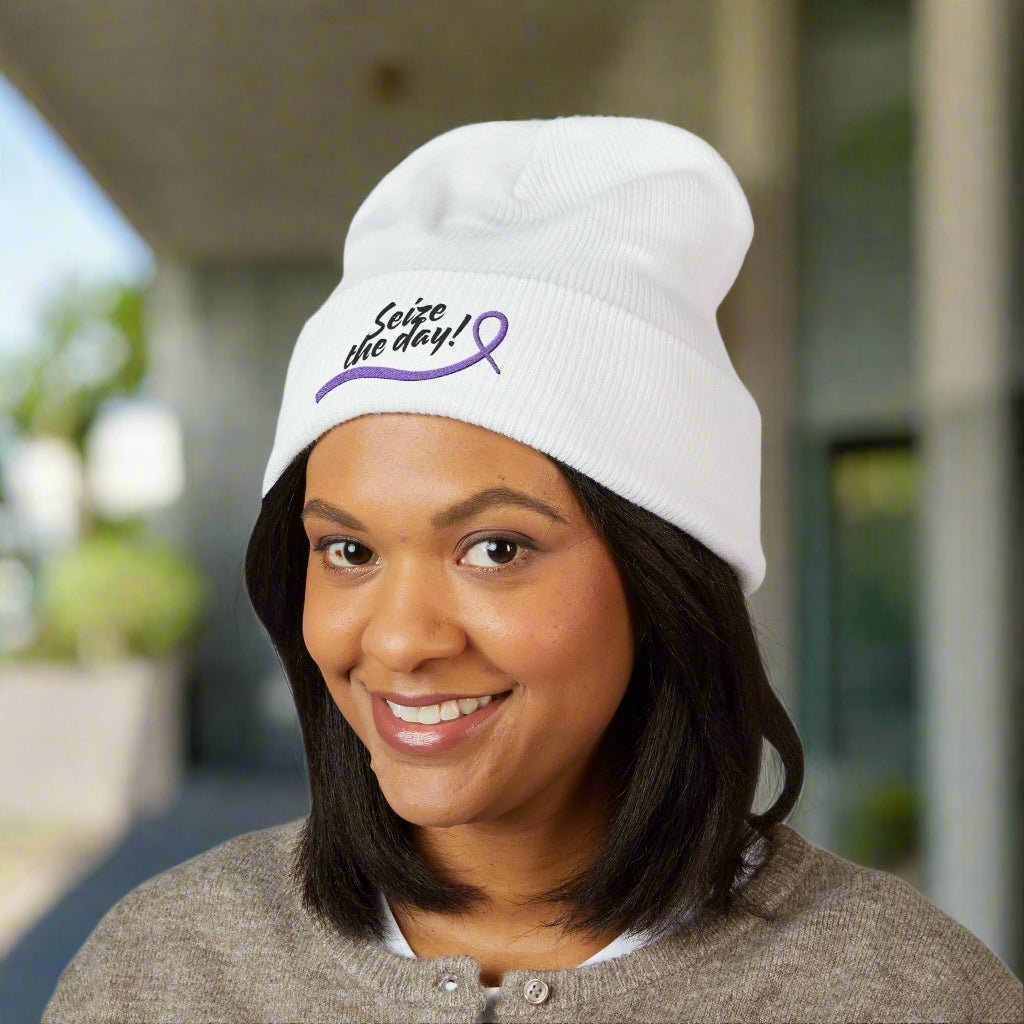 Embroidered Seize the Day Beanie - Hats, Beanie - EpiAl's Shop