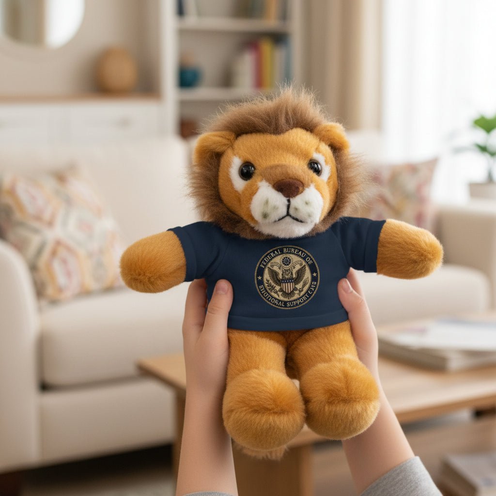 Emotional Support Cats Plush Toy (Jaguar or Lion) - Toys & Games, Plush Stuffed Animals - EpiAl's Shop