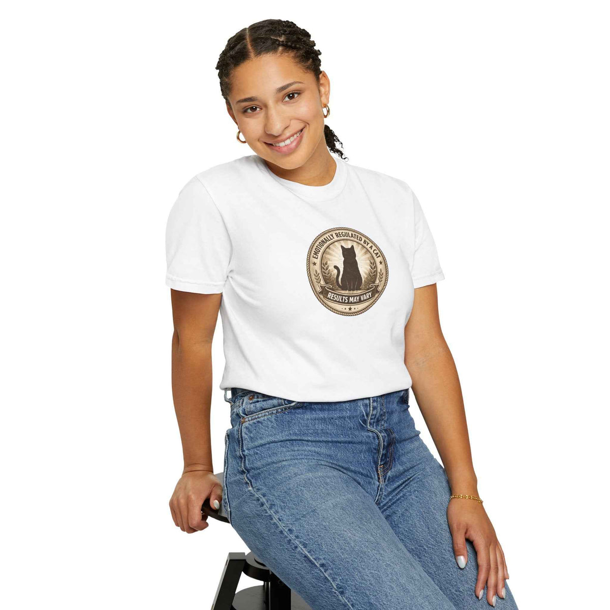 Emotionally Regulated by a Cat T-Shirt - Clothing, Unisex, T-Shirts - EpiAl's Shop