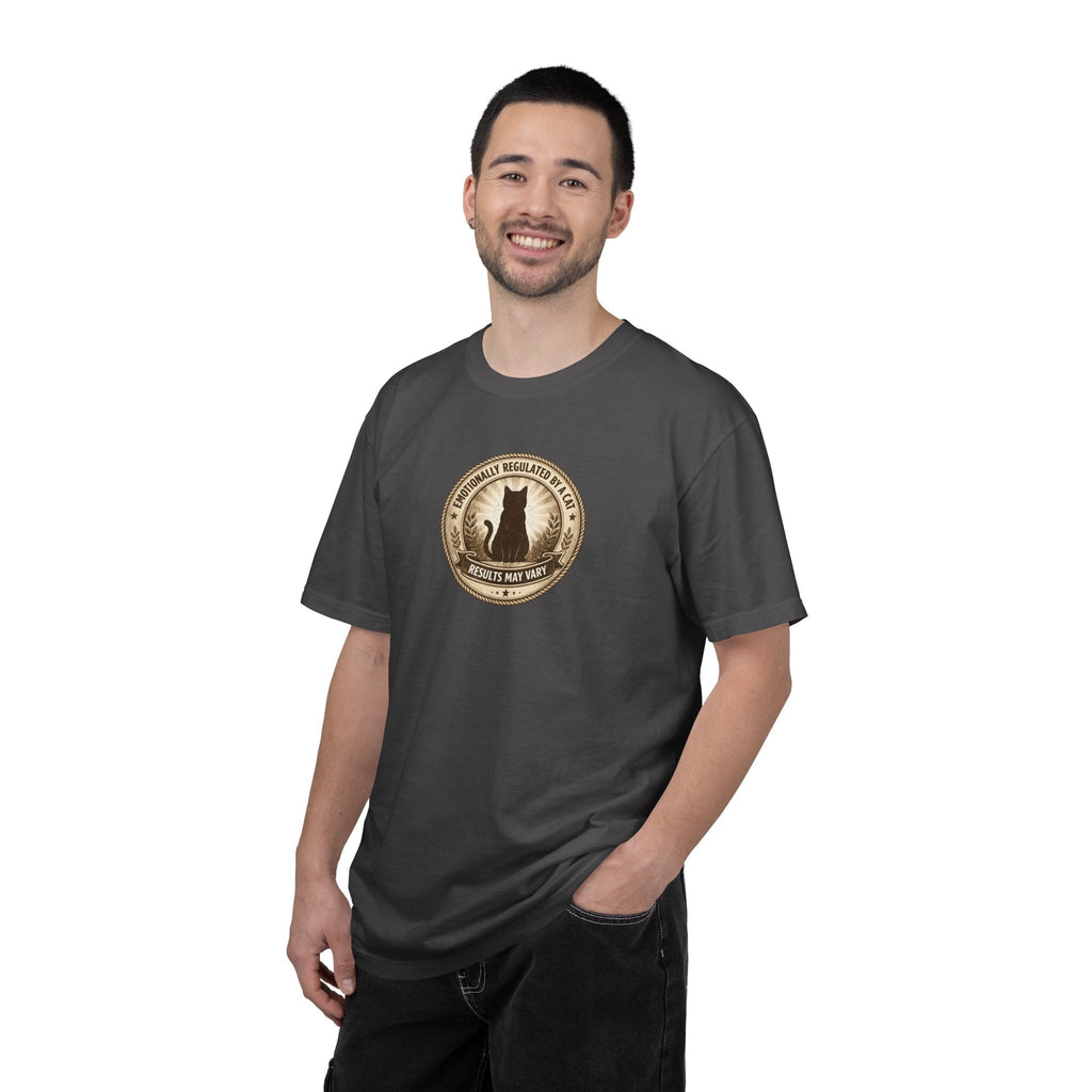 Emotionally Regulated by a Cat T-Shirt - Clothing, Unisex, T-Shirts - EpiAl's Shop