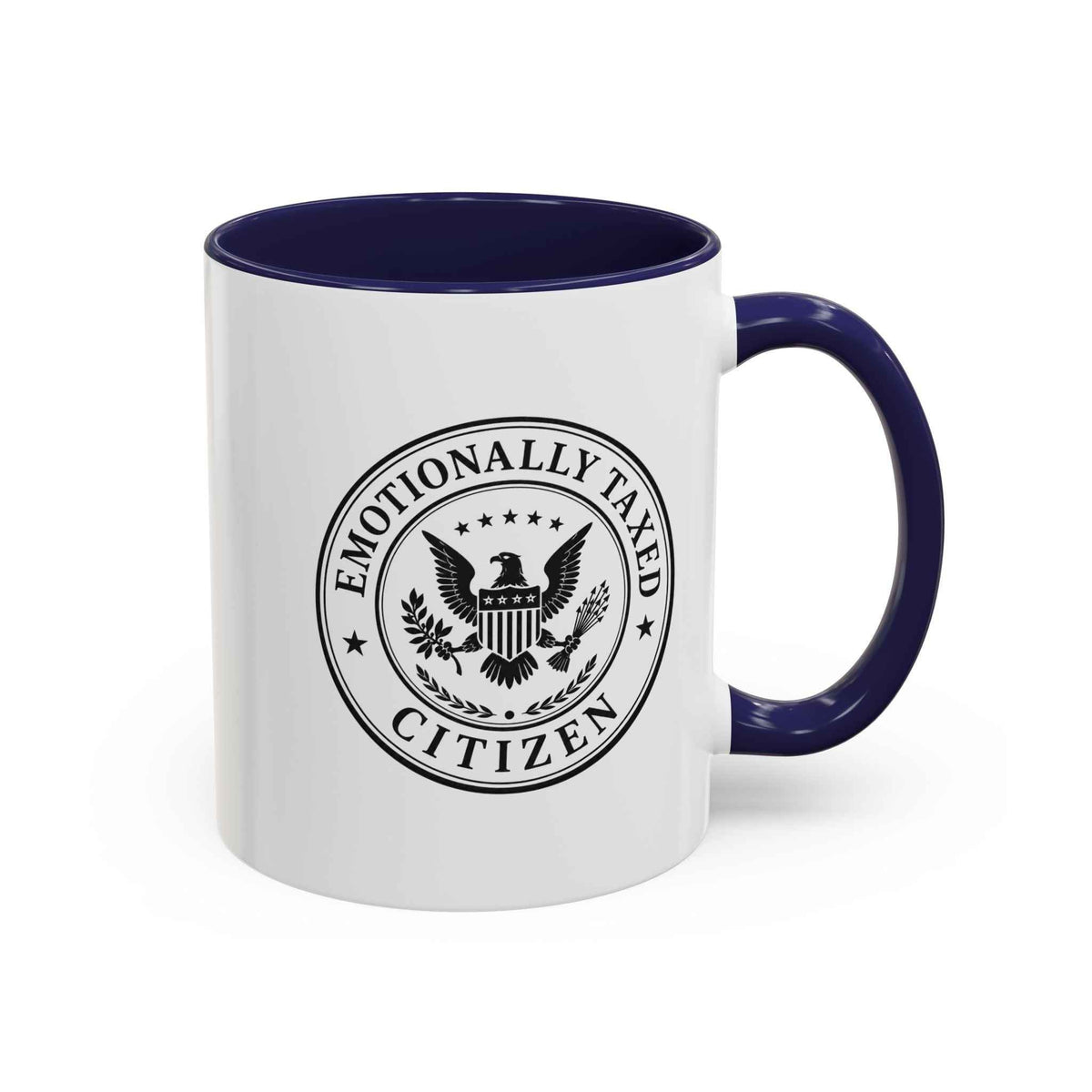 Emotionally Taxed Citizen Accent Mug | Existential Office Mug - Drinkware, Coffee Mugs - EpiAl's Shop