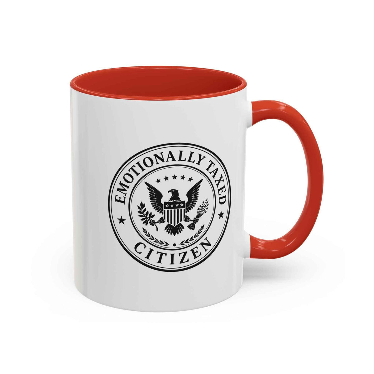Emotionally Taxed Citizen Accent Mug | Existential Office Mug - Drinkware, Coffee Mugs - EpiAl's Shop
