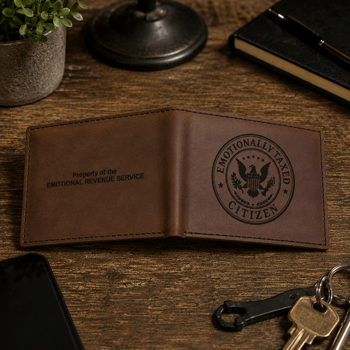 Emotionally Taxed Citizen Wallet - Bags, Wallets - EpiAl's Shop